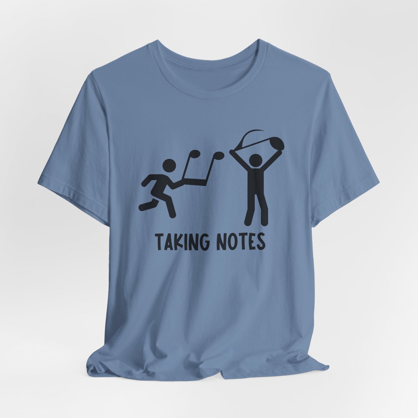 Taking Notes Music Teacher T Shirt Fun Musical Note Design for Musicians and Educators