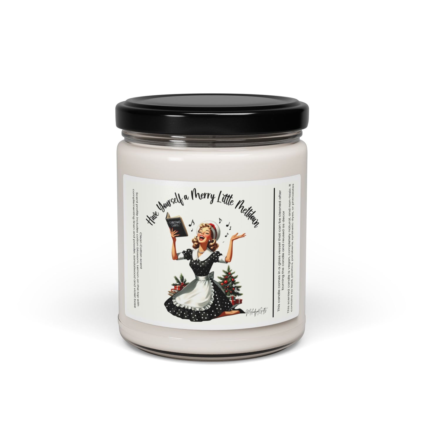 Have Yourself a Merry Little Meltdown Funny Holiday Candle | Christmas Grab Bag White Elephant | Gift for Mom