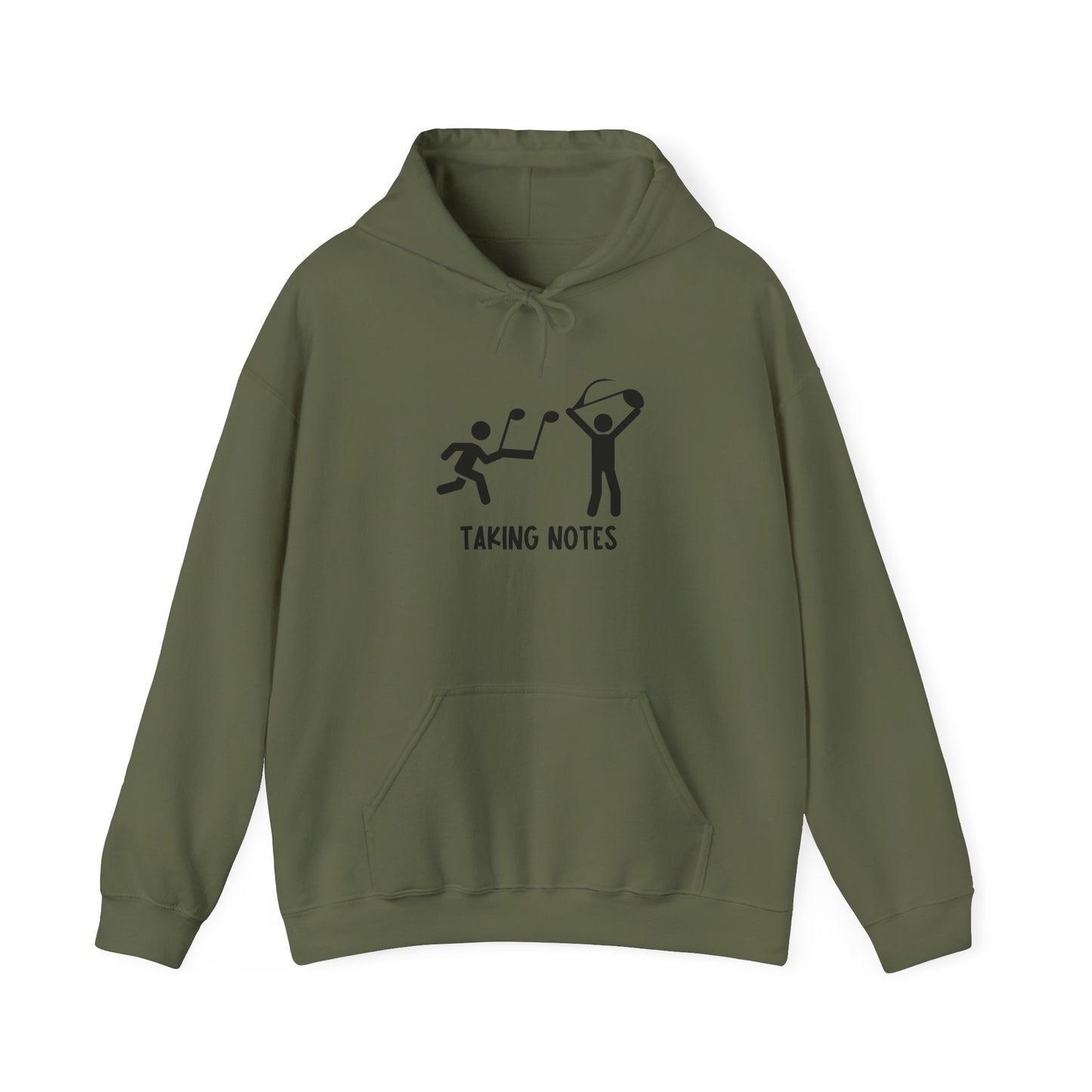 Taking Notes Music Teacher Hoodie Cozy Musical Note Design for Musicians and Educators