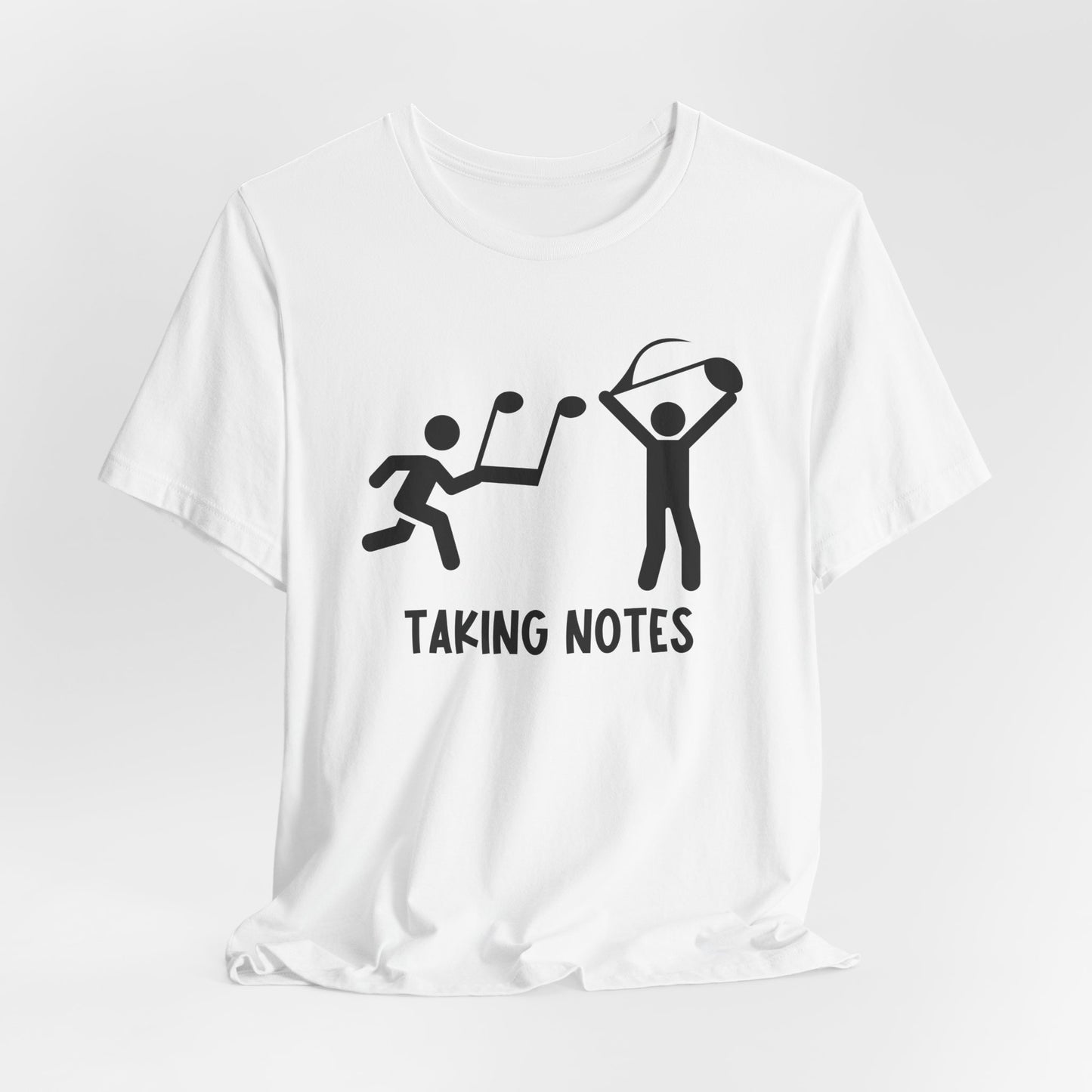 Taking Notes Music Teacher T Shirt Fun Musical Note Design for Musicians and Educators