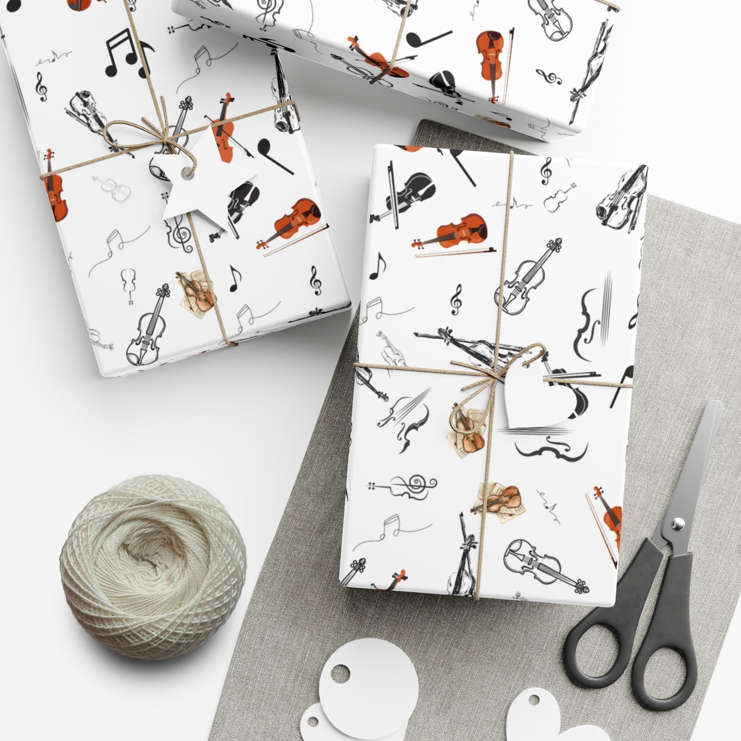Violin Wrapping Paper | Gift Wrap for Violinists | Music Lovers | Perfect for Birthdays, Recitals, | Holidays