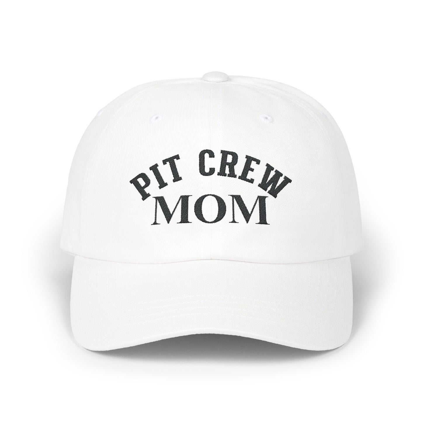 PIT CREW MOM Embroidered Baseball Cap Marching Band Mom Hat Gift for Band Moms Pit Crew Team Hat Music Parent Apparel Christmas