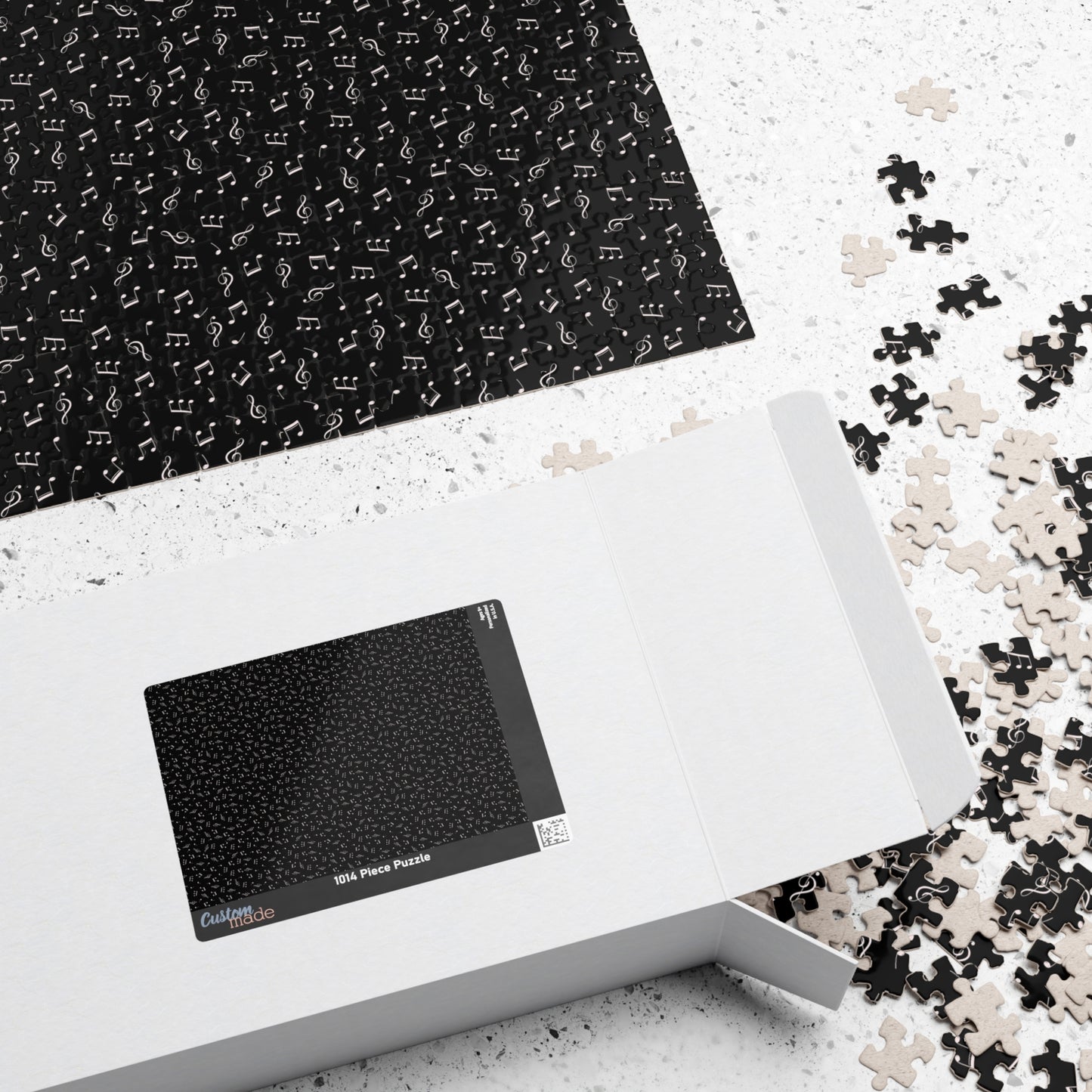 Challenging Music Notes Puzzle | Gift for Musicians & Music Lovers | 8 Sizes Available (Vertical Horizontal)