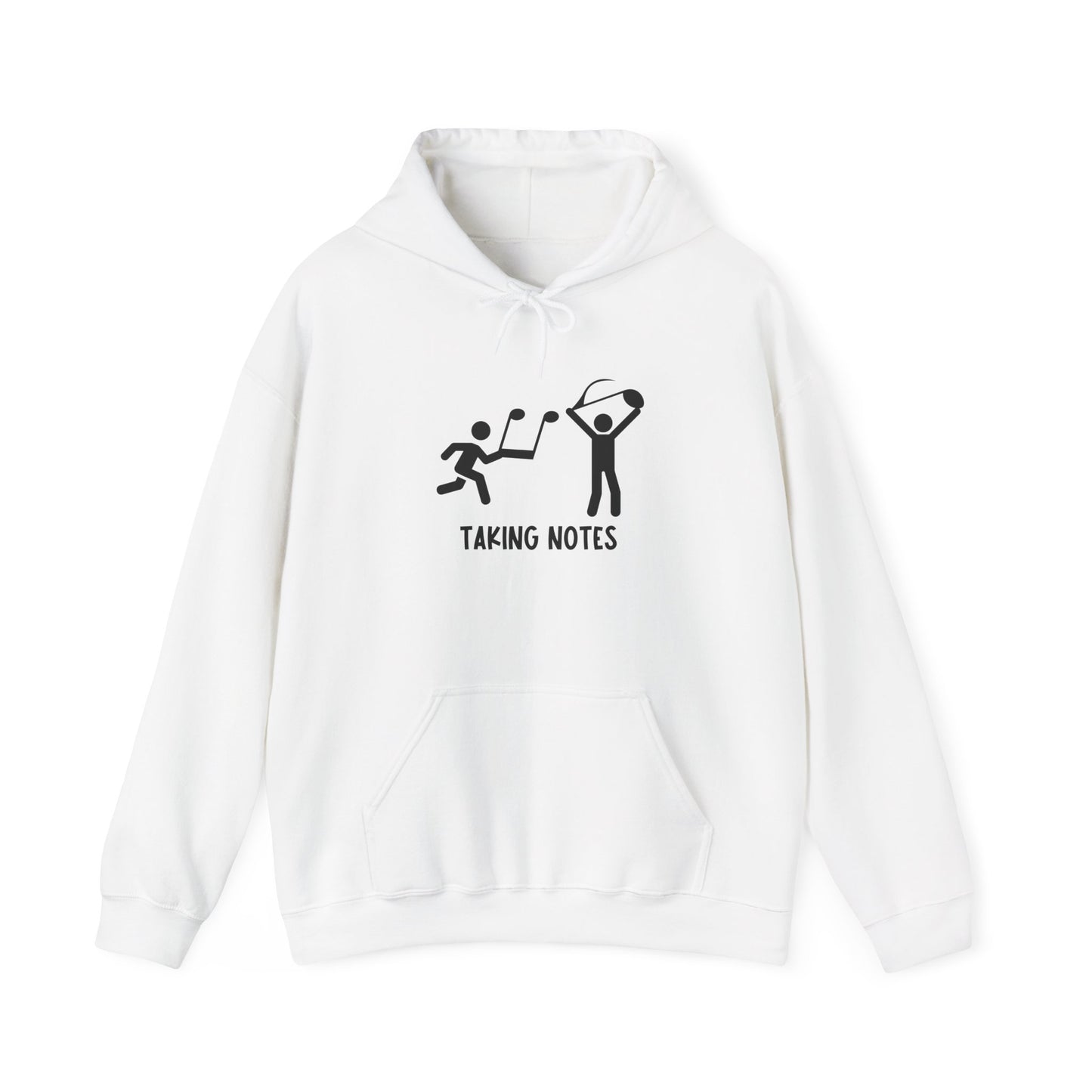 Taking Notes Music Teacher Hoodie Cozy Musical Note Design for Musicians and Educators