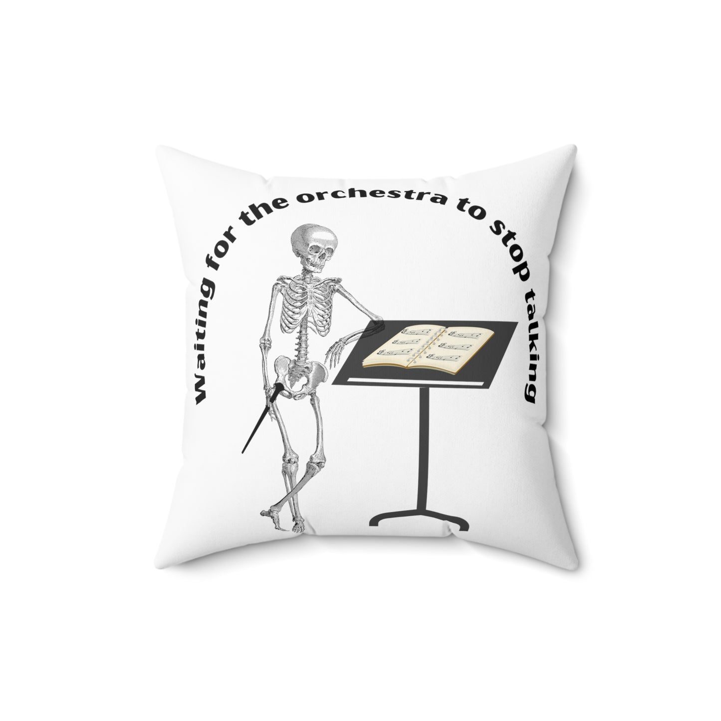 Waiting for the orchestra pillow