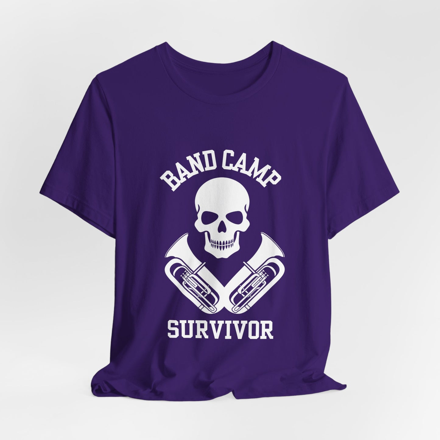 Band Camp Survivor tee - Baritone - white print