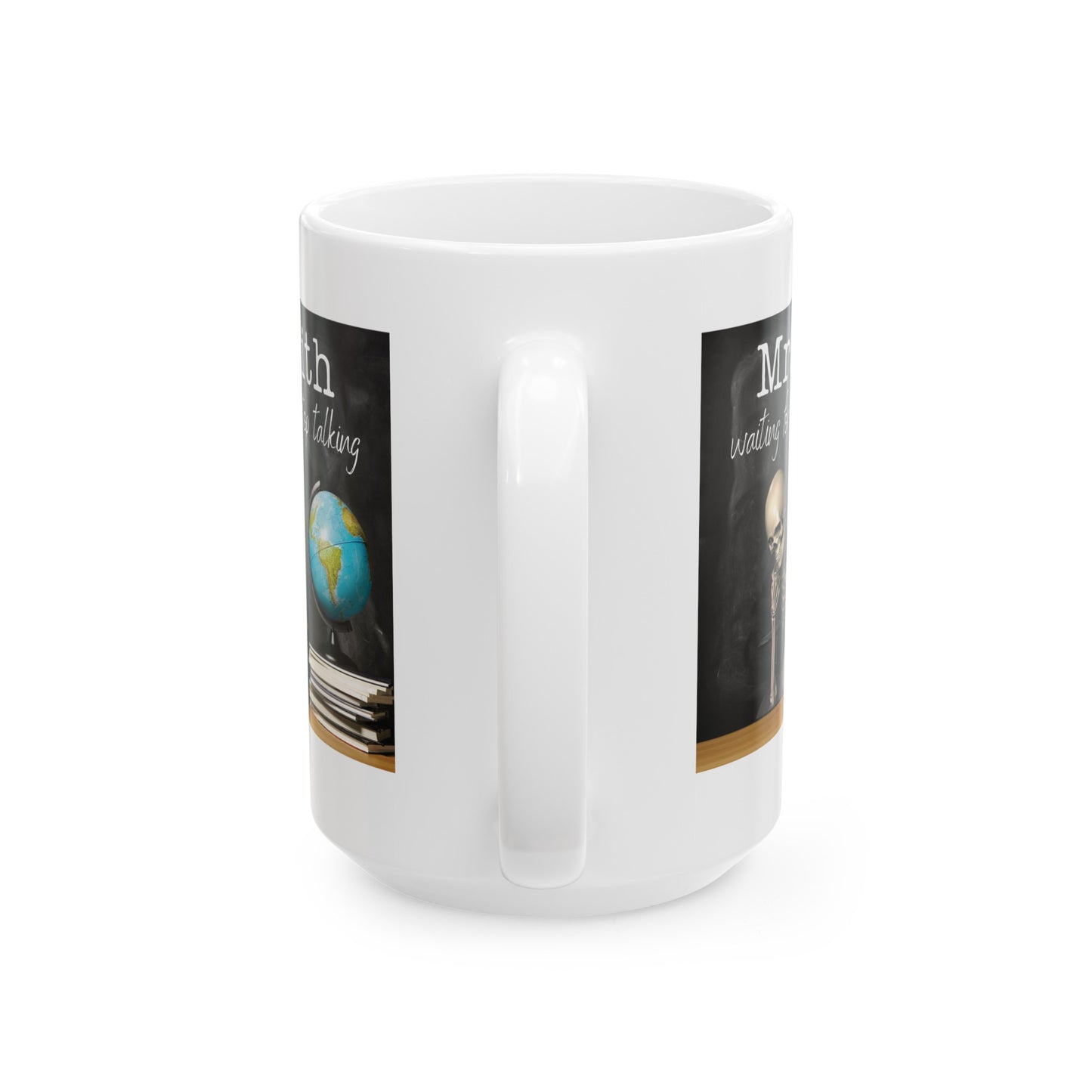 Personalized Waiting For My Class To Stop Talking Funny Teacher Mug