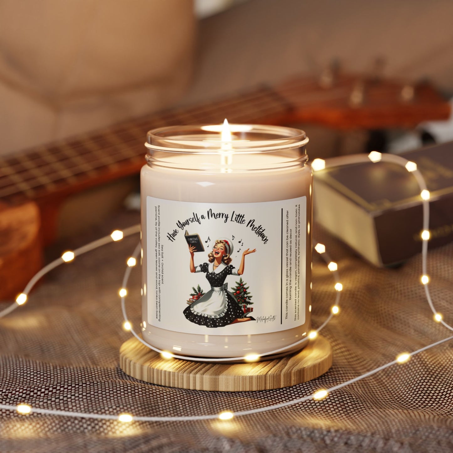 Have Yourself a Merry Little Meltdown Funny Holiday Candle | Christmas Grab Bag White Elephant | Gift for Mom