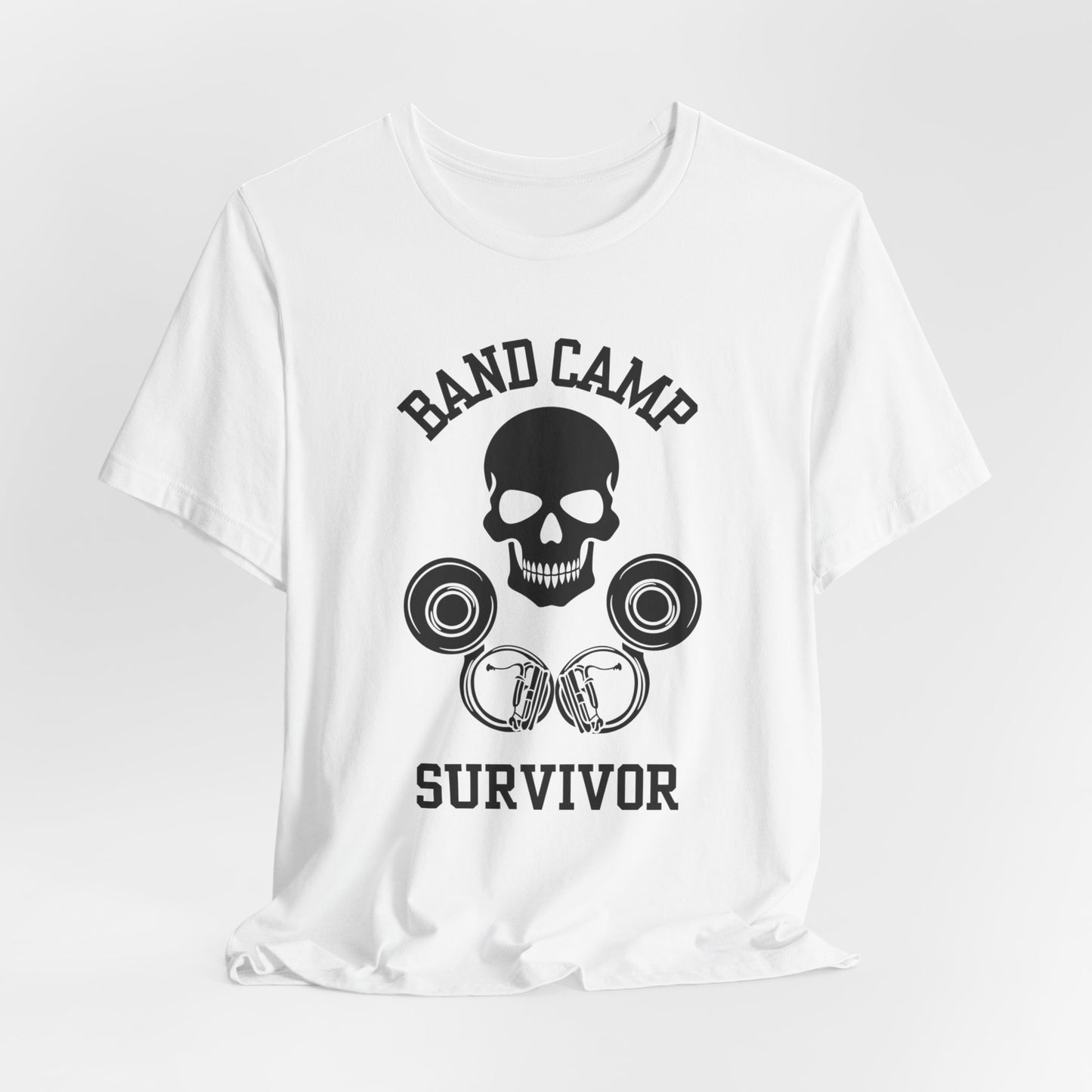 Band Camp Survivor Tee - Tuba - Black print