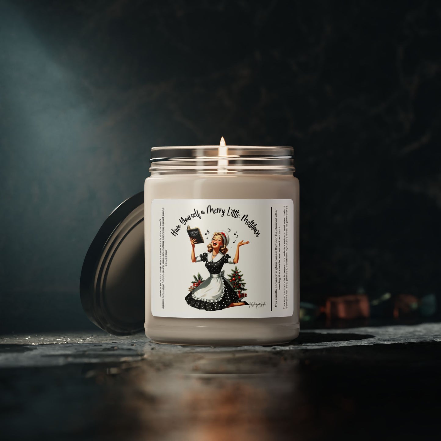 Have Yourself a Merry Little Meltdown Funny Holiday Candle | Christmas Grab Bag White Elephant | Gift for Mom
