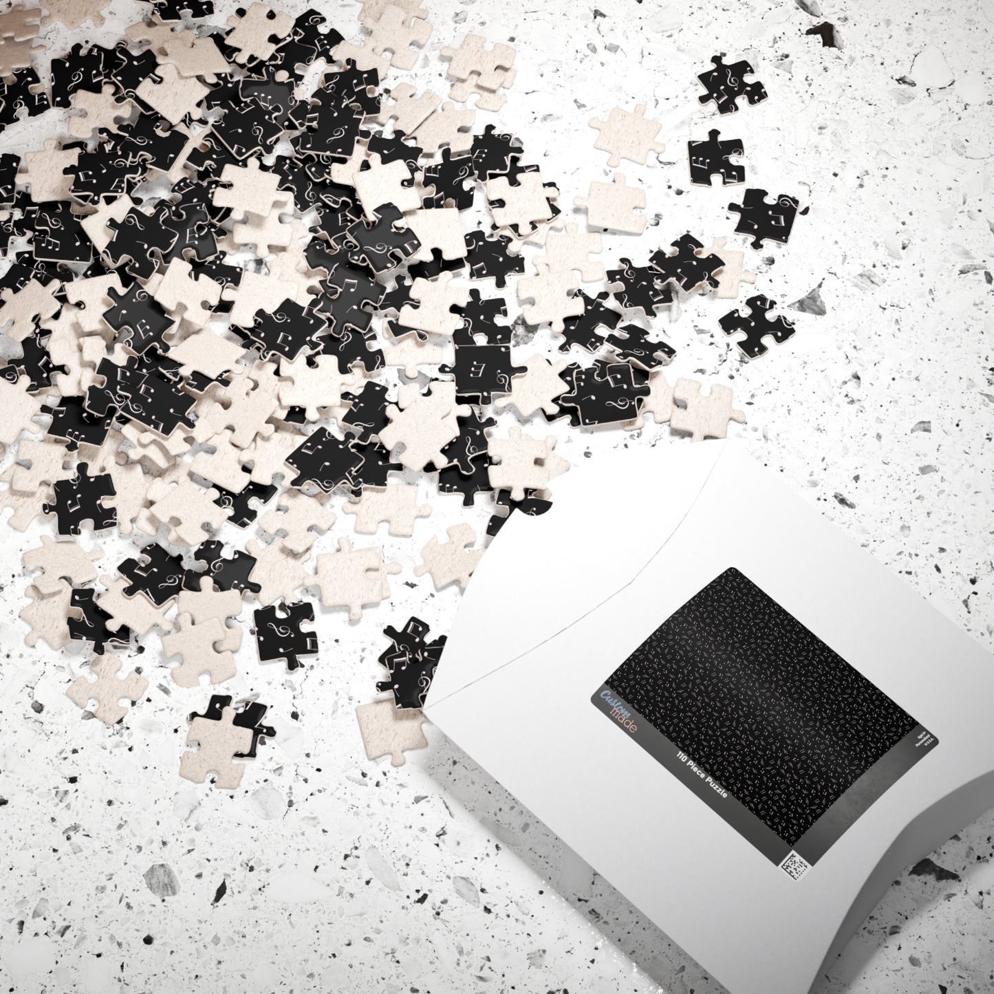 Challenging Music Notes Puzzle | Gift for Musicians & Music Lovers | 8 Sizes Available (Vertical Horizontal)