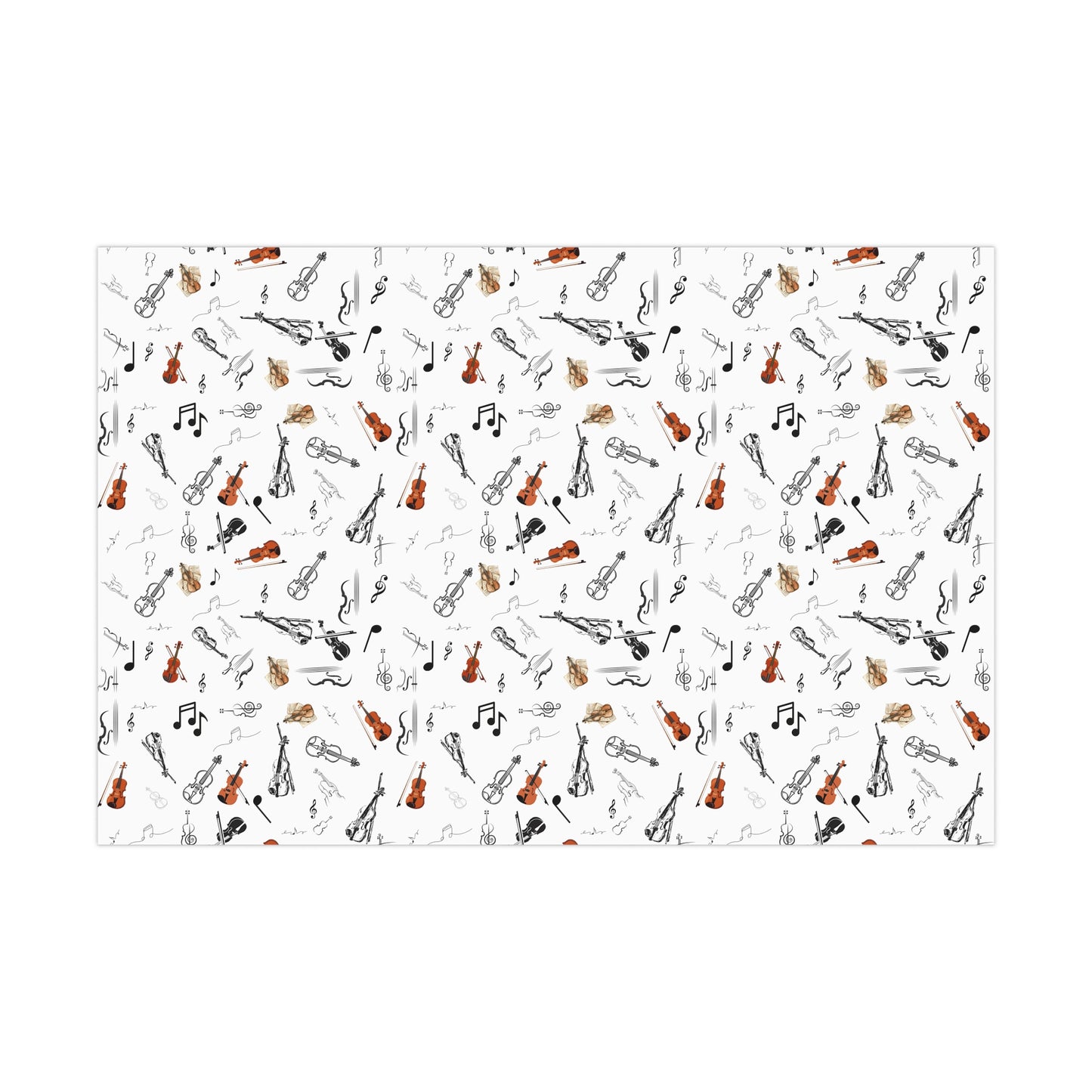 Violin Wrapping Paper | Gift Wrap for Violinists | Music Lovers | Perfect for Birthdays, Recitals, | Holidays