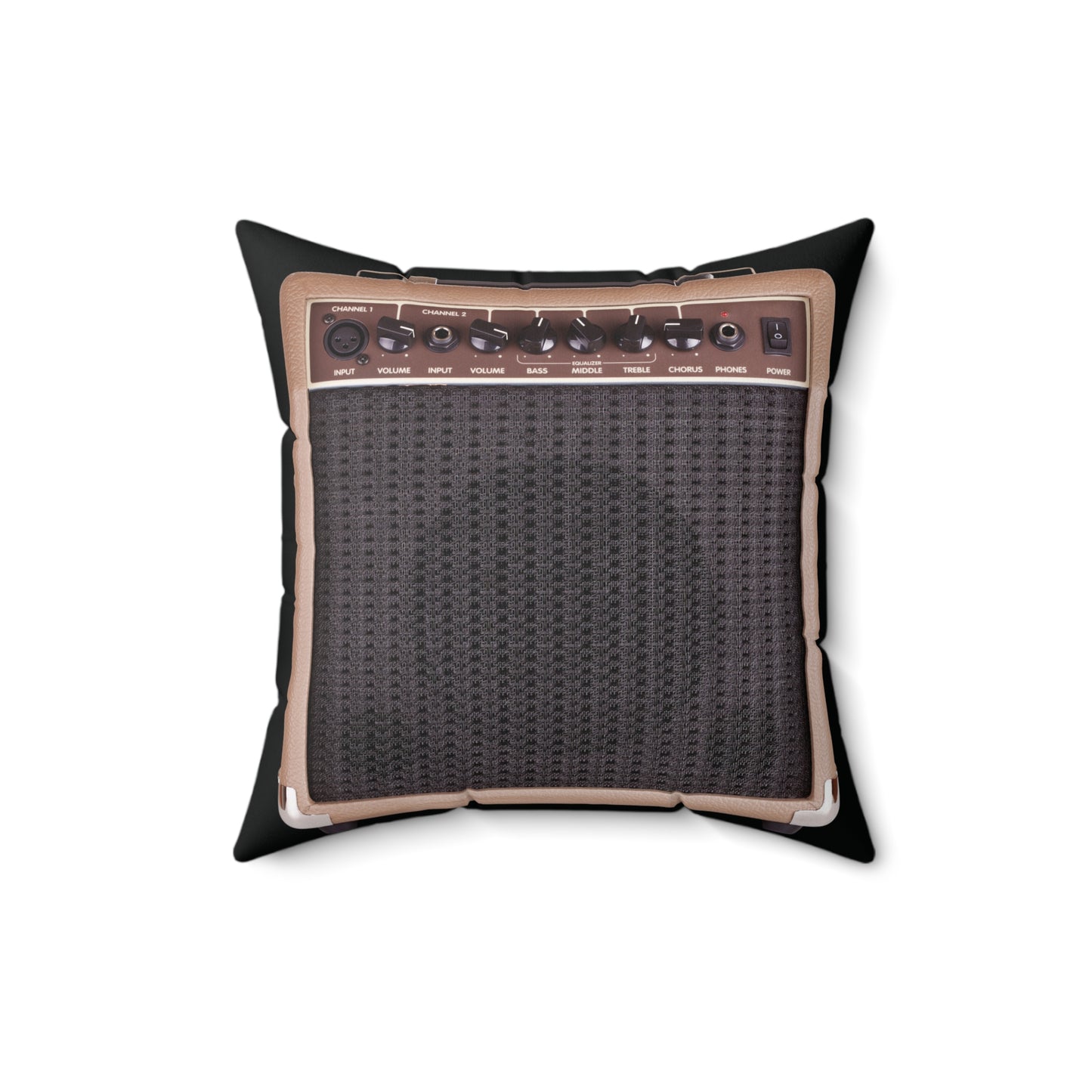Amplifier Pillow for Musicians - Guitar Amp Cushion for Music Lovers - Perfect Gift for Bands - 4 Sizes Available