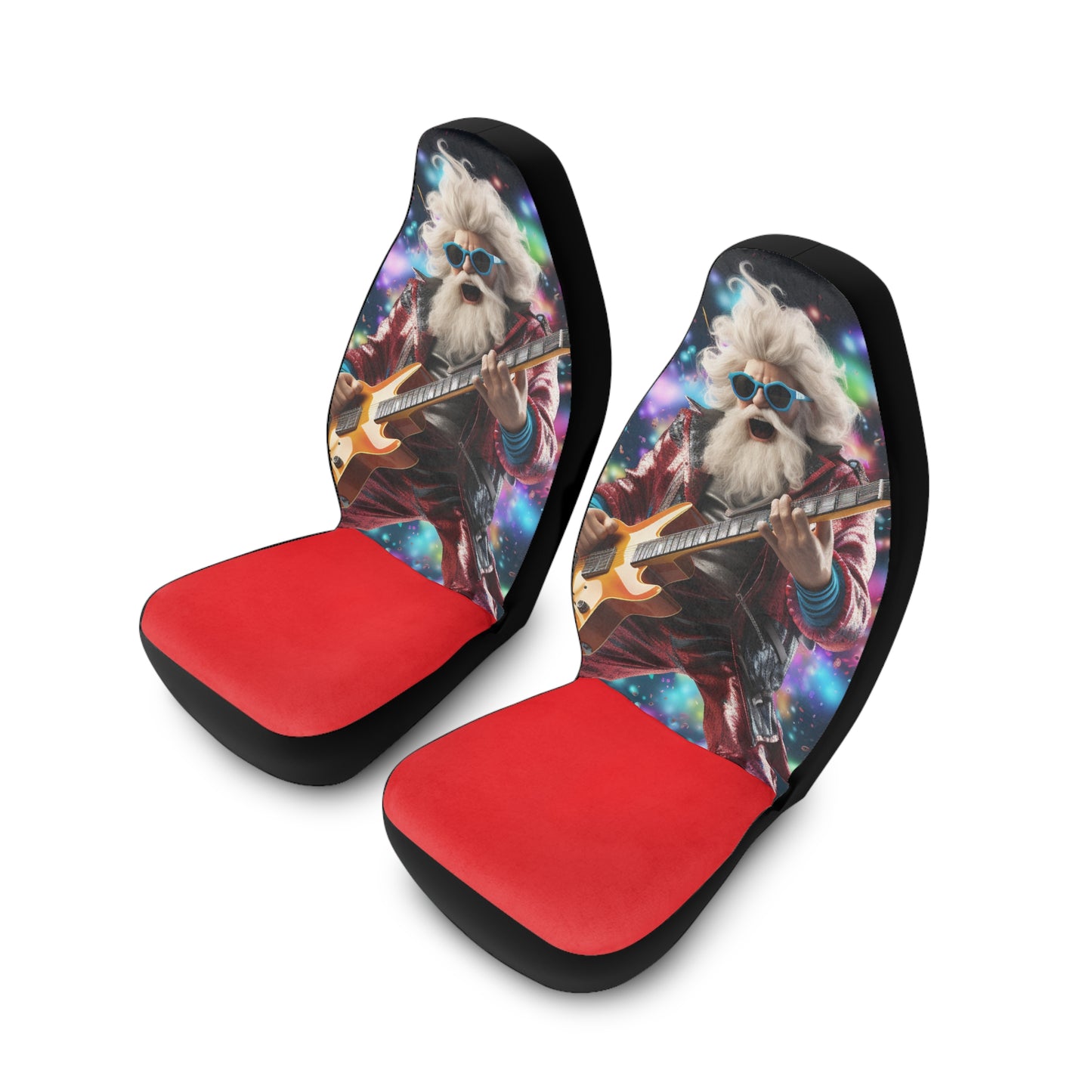 Rockin' Santa Claus Car Seat Covers