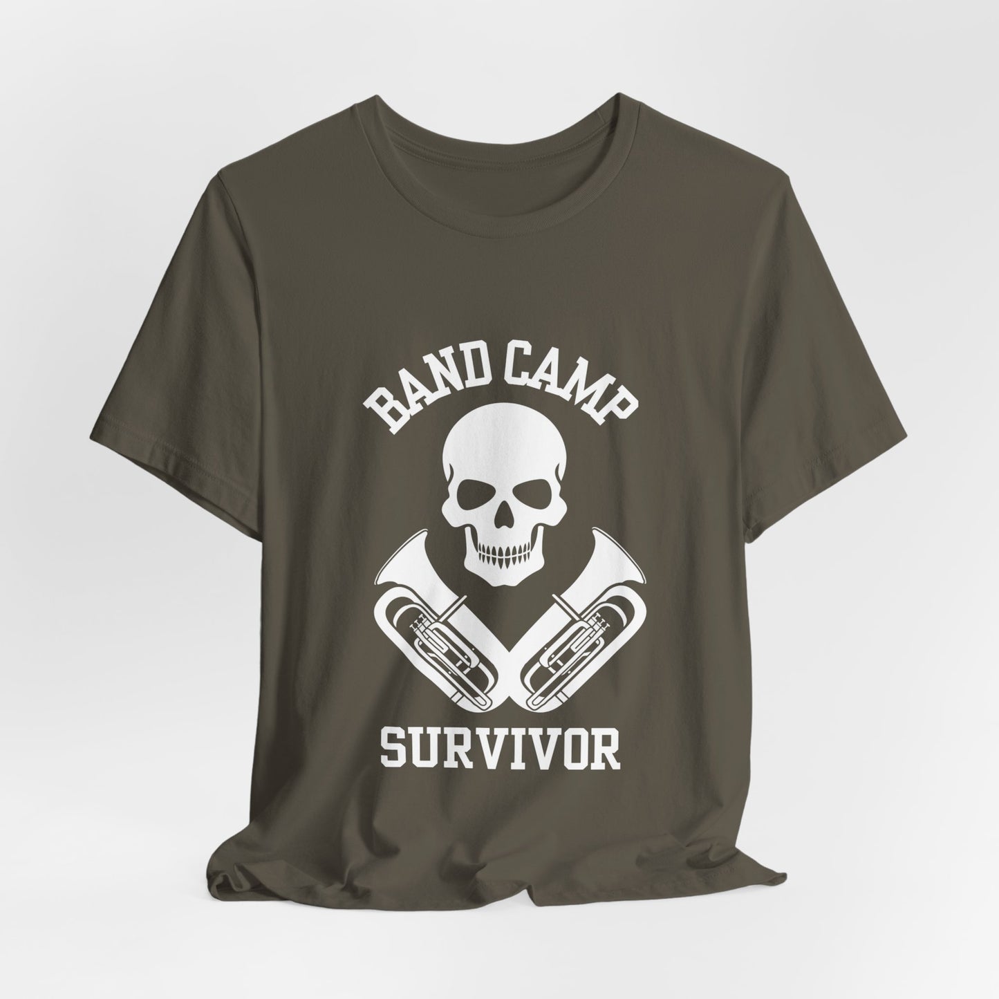 Band Camp Survivor tee - Baritone - white print