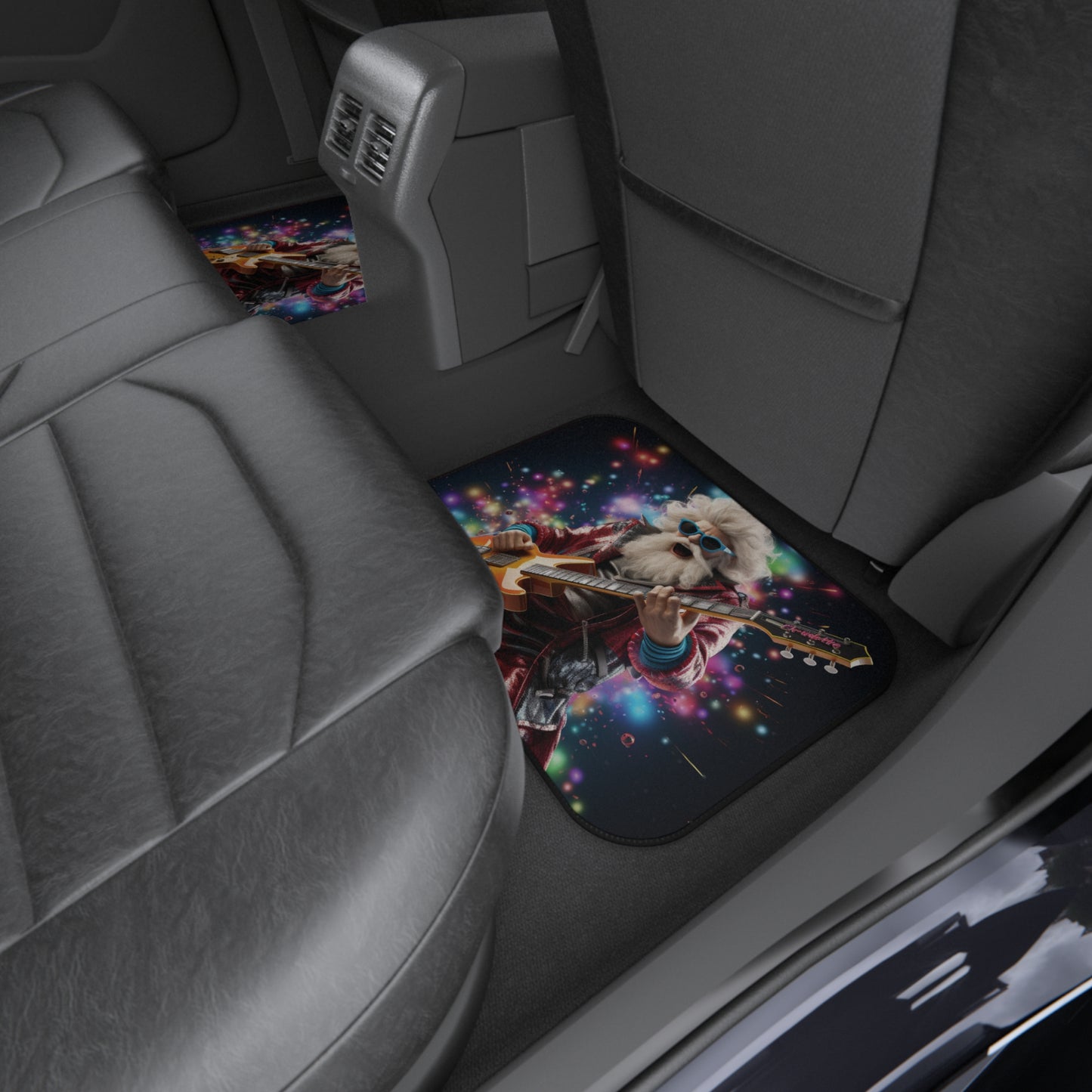 Santa Sleighing Car Mat Set of 4