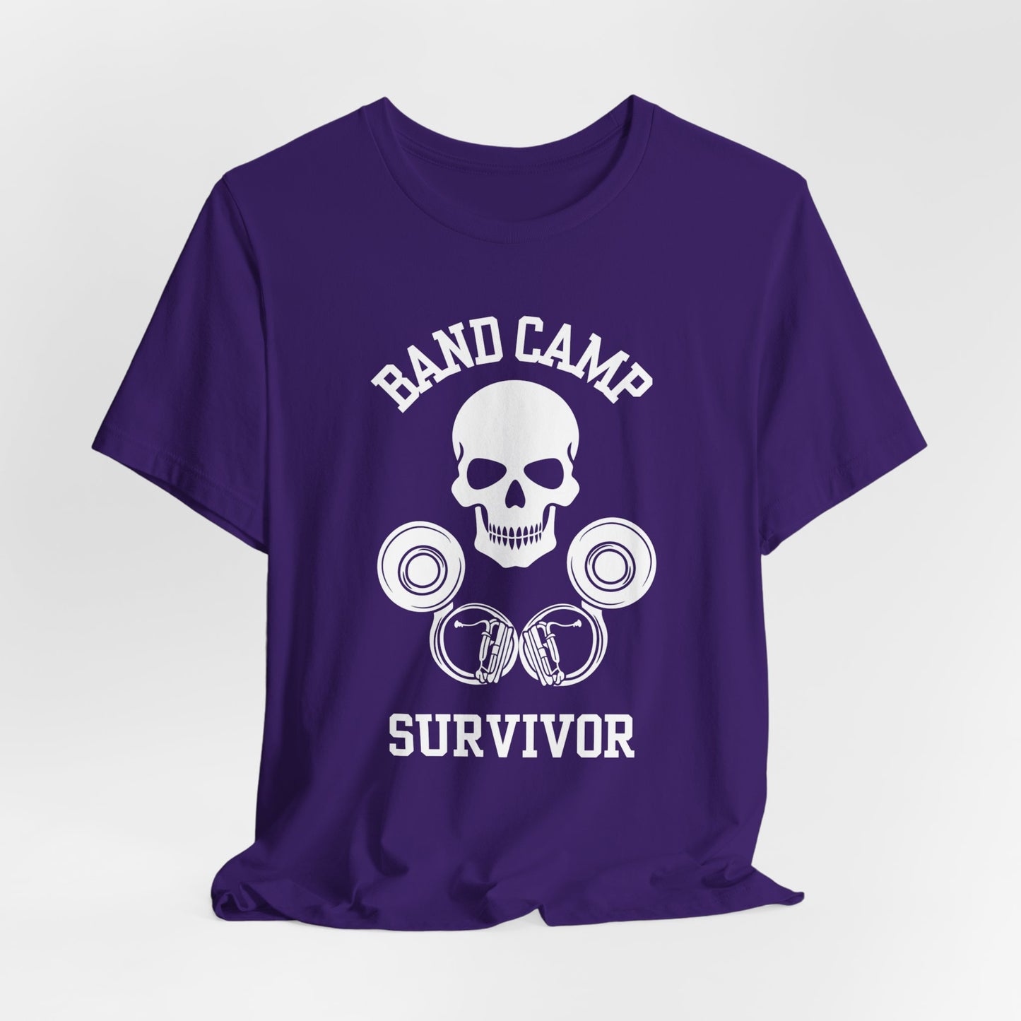 Band Camp Survivor Tee - Tuba - White Print