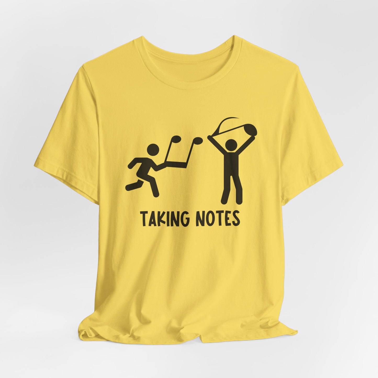Taking Notes Music Teacher T Shirt  Fun Musical Note Design for Musicians and Educators