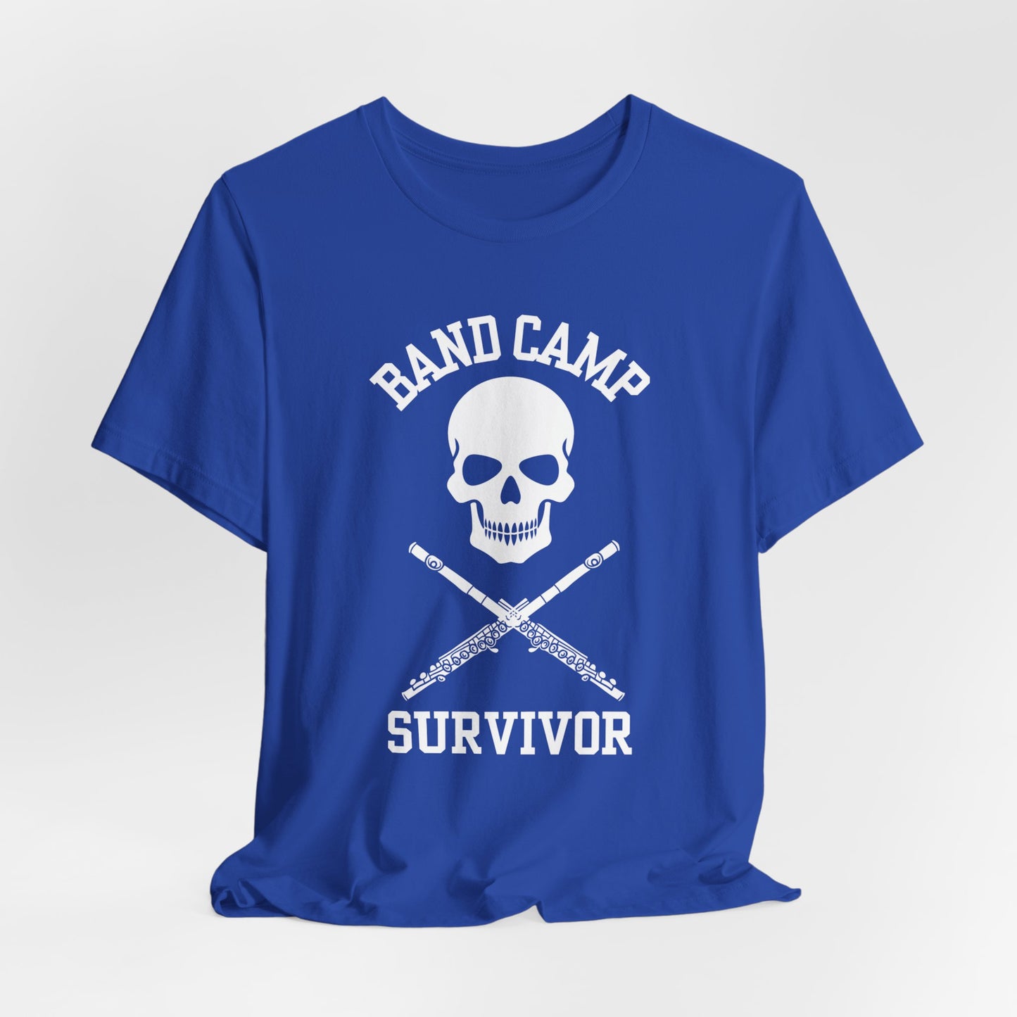 Band Camp Survivor Tee - Flute - White print