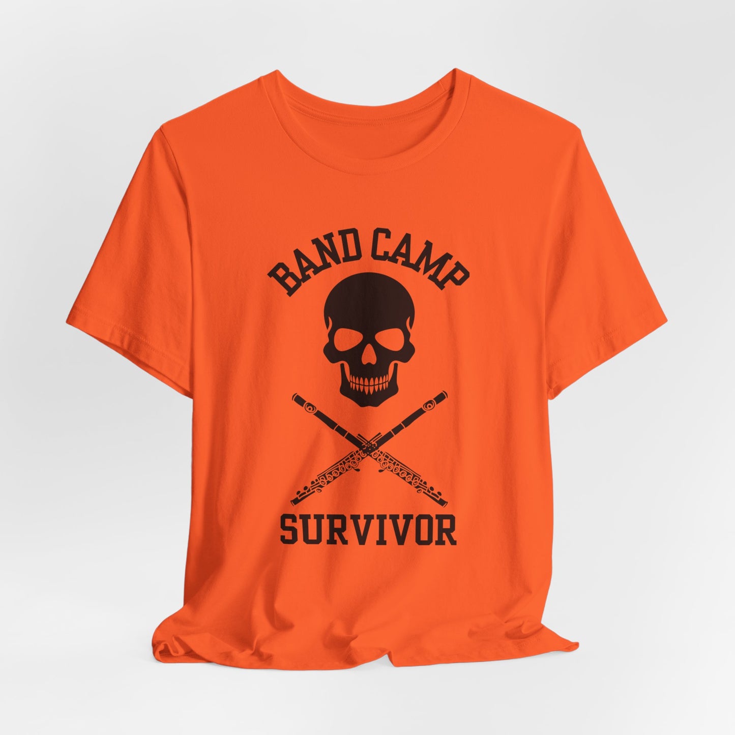 Band Camp Survivor Tee - Flute - Black print
