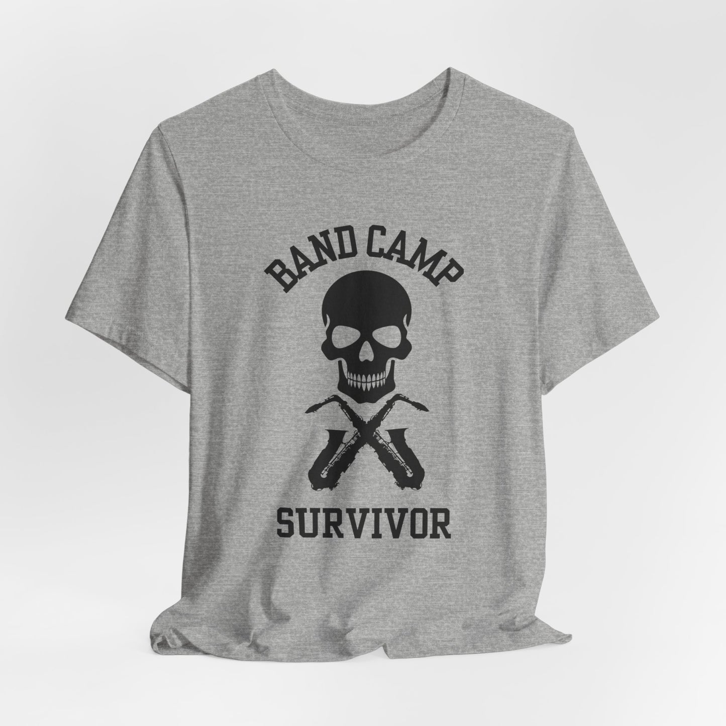 Band Camp Survivor Tee - Saxophone - Black print