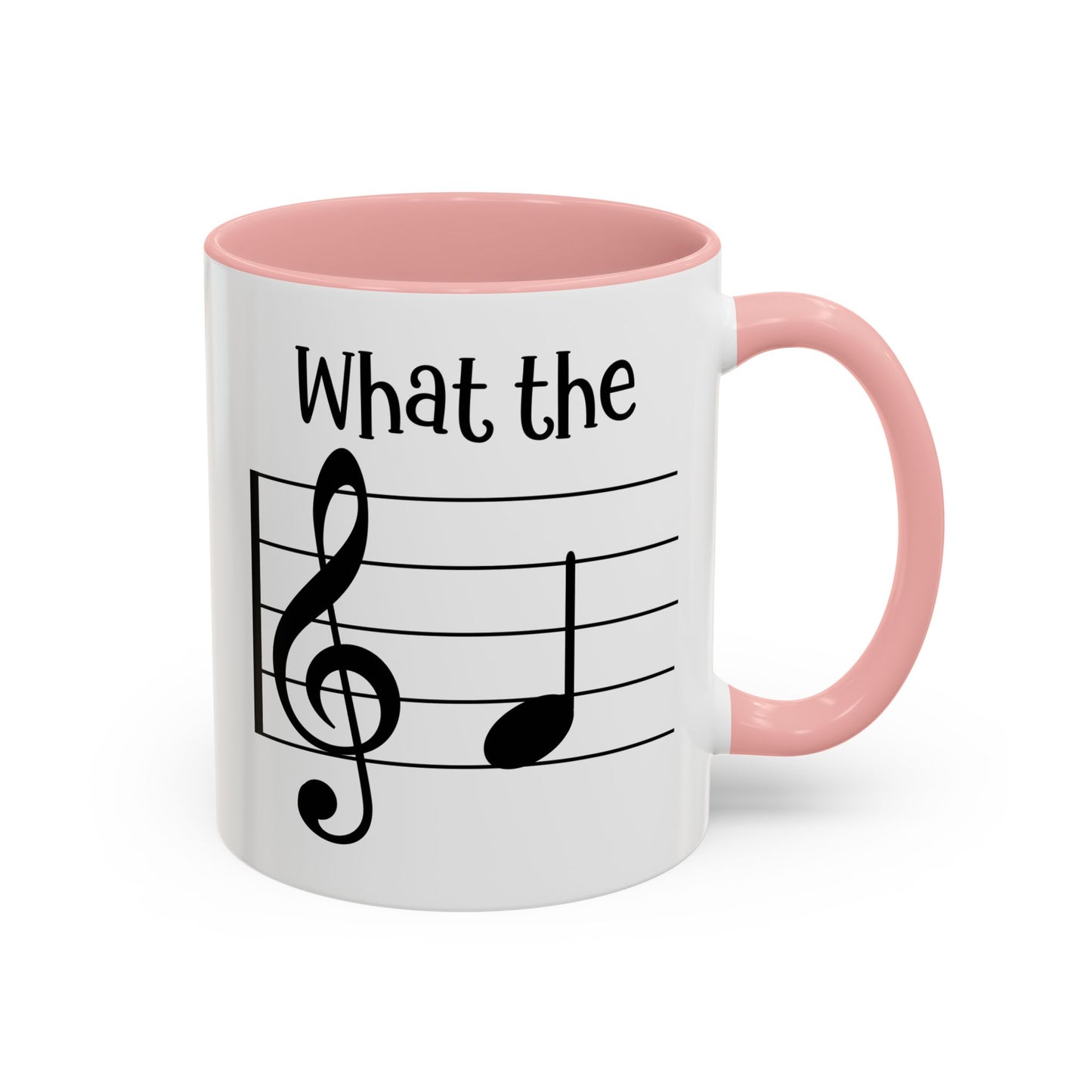 What the F - Music Teacher Coffee Mug | Funny Music Note Mug | Gift for Musicians & Music Teachers | Available in 5 Colors