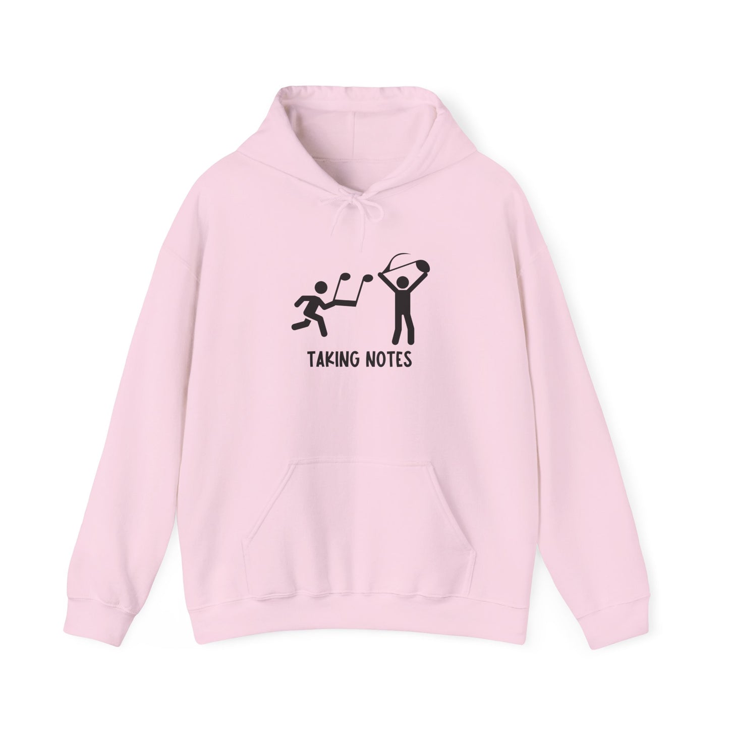 Taking Notes Music Teacher Hoodie  Cozy Musical Note Design for Musicians and Educators