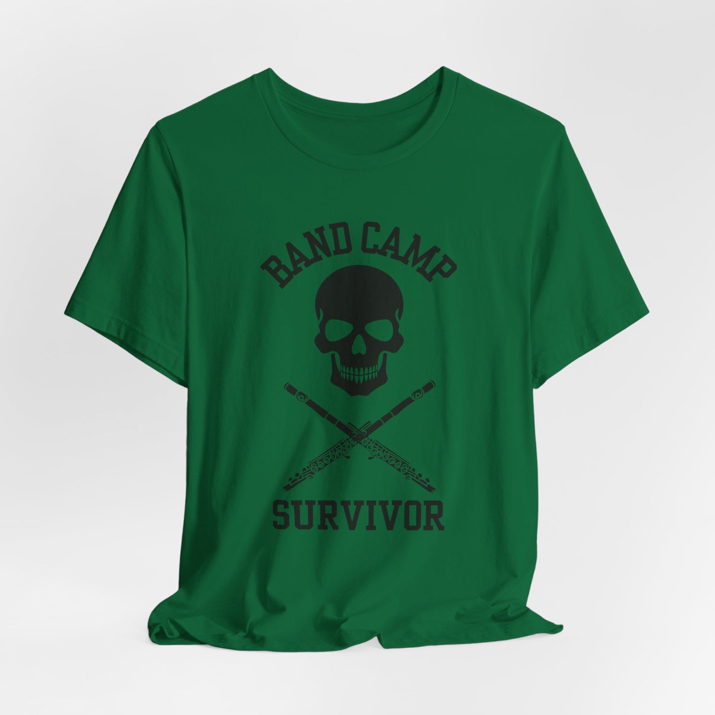 Band Camp Survivor Tee - Flute - Black print