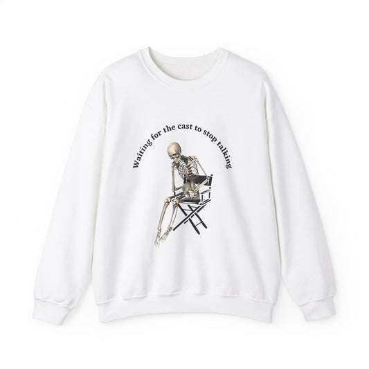 Waiting For The Cast To Stop Talking Funny Music Teacher Sweatshirt
