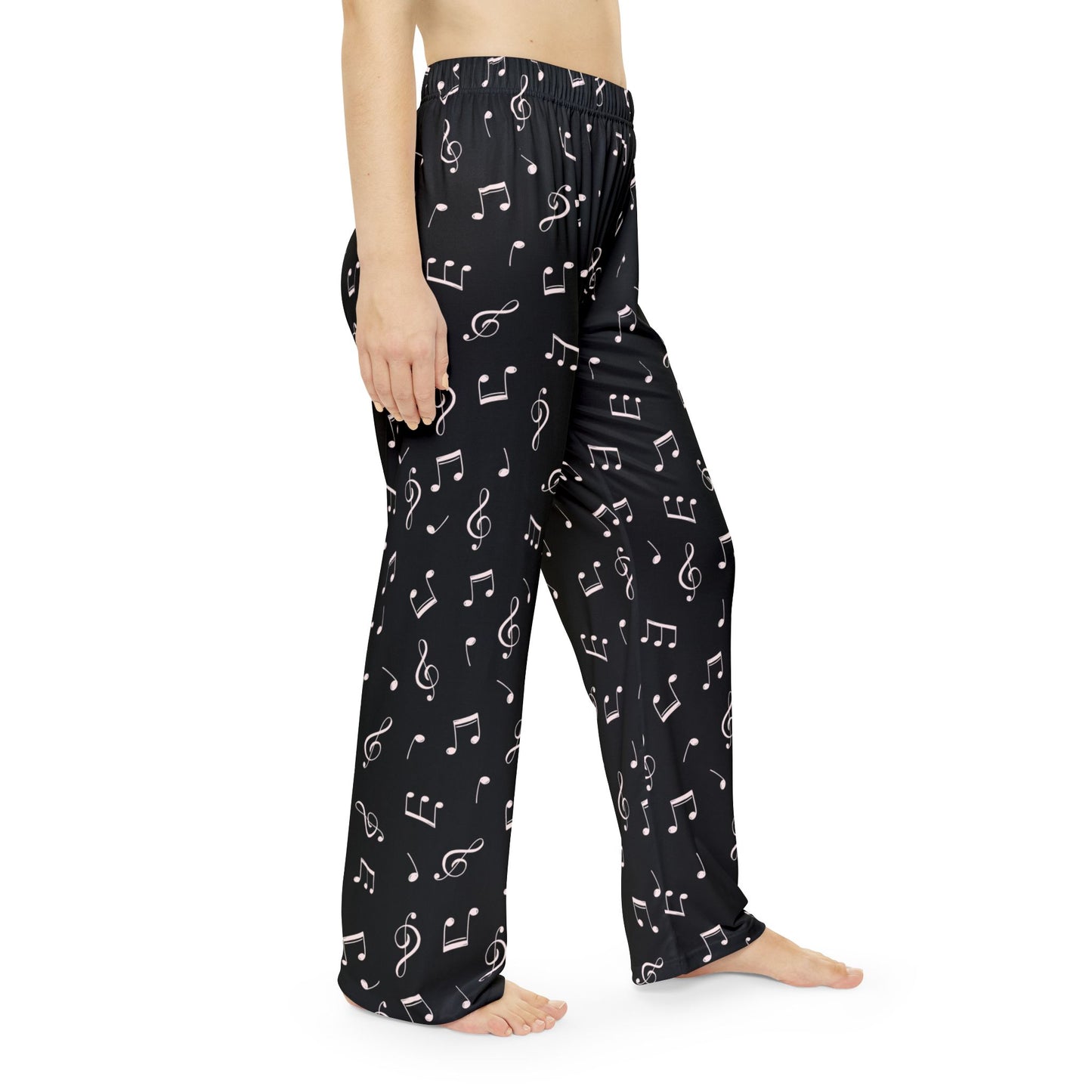 Personalized Music Notes Women's Pajama Pants