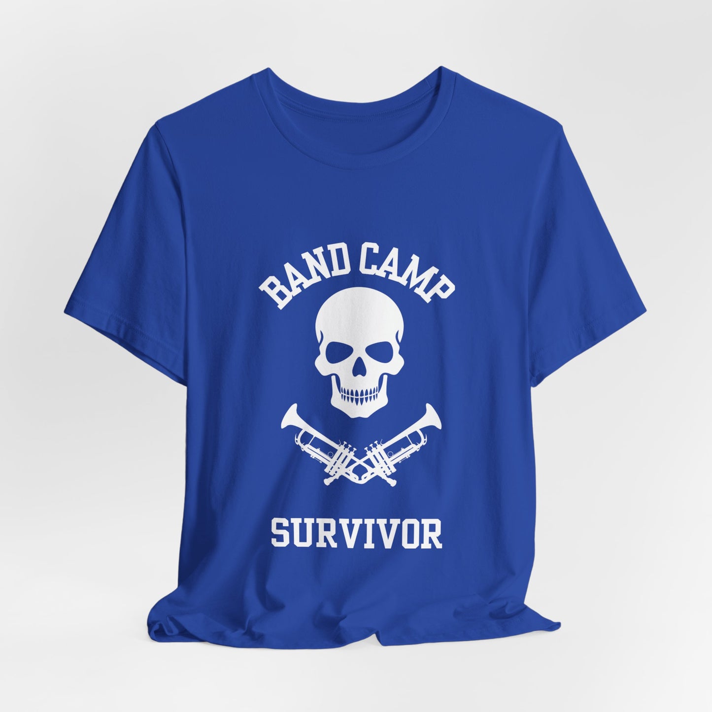 Band Camp Survivor Tee - Trumpet - White print