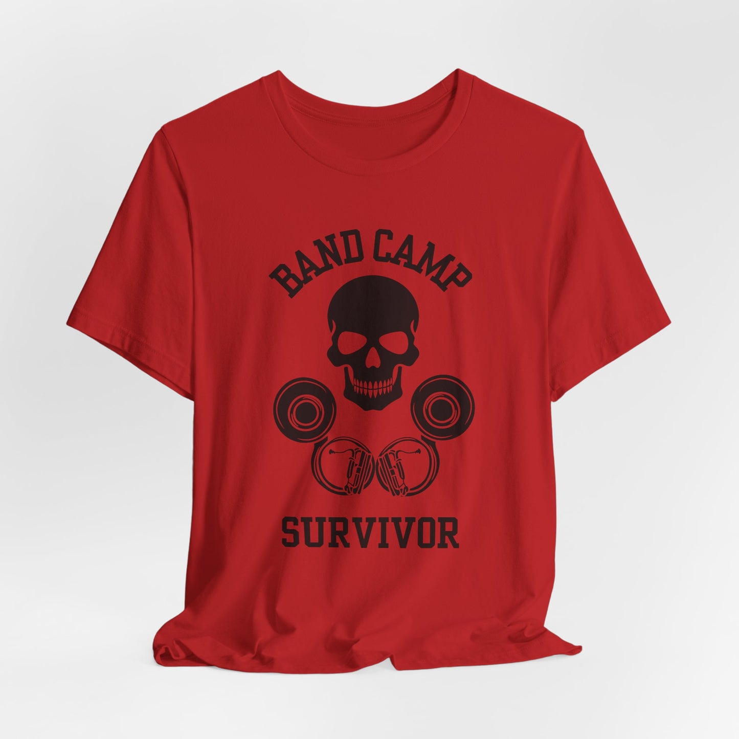 Band Camp Survivor Tee - Tuba - Black print