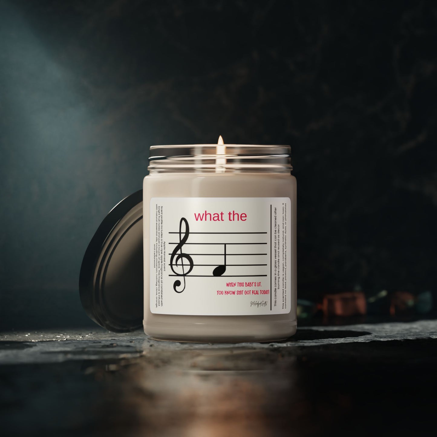 What the F Scented Soy Candle, 9oz