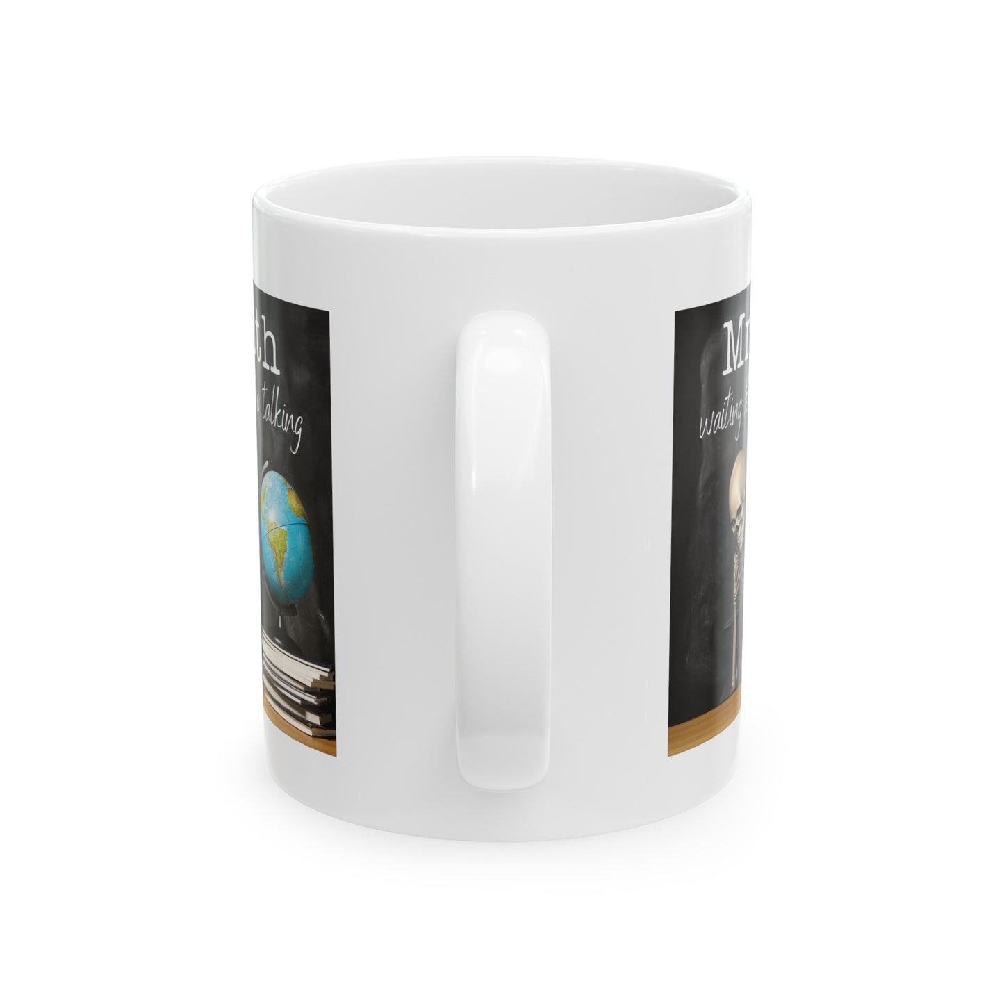 Personalized Waiting For My Class To Stop Talking Funny Teacher Mug