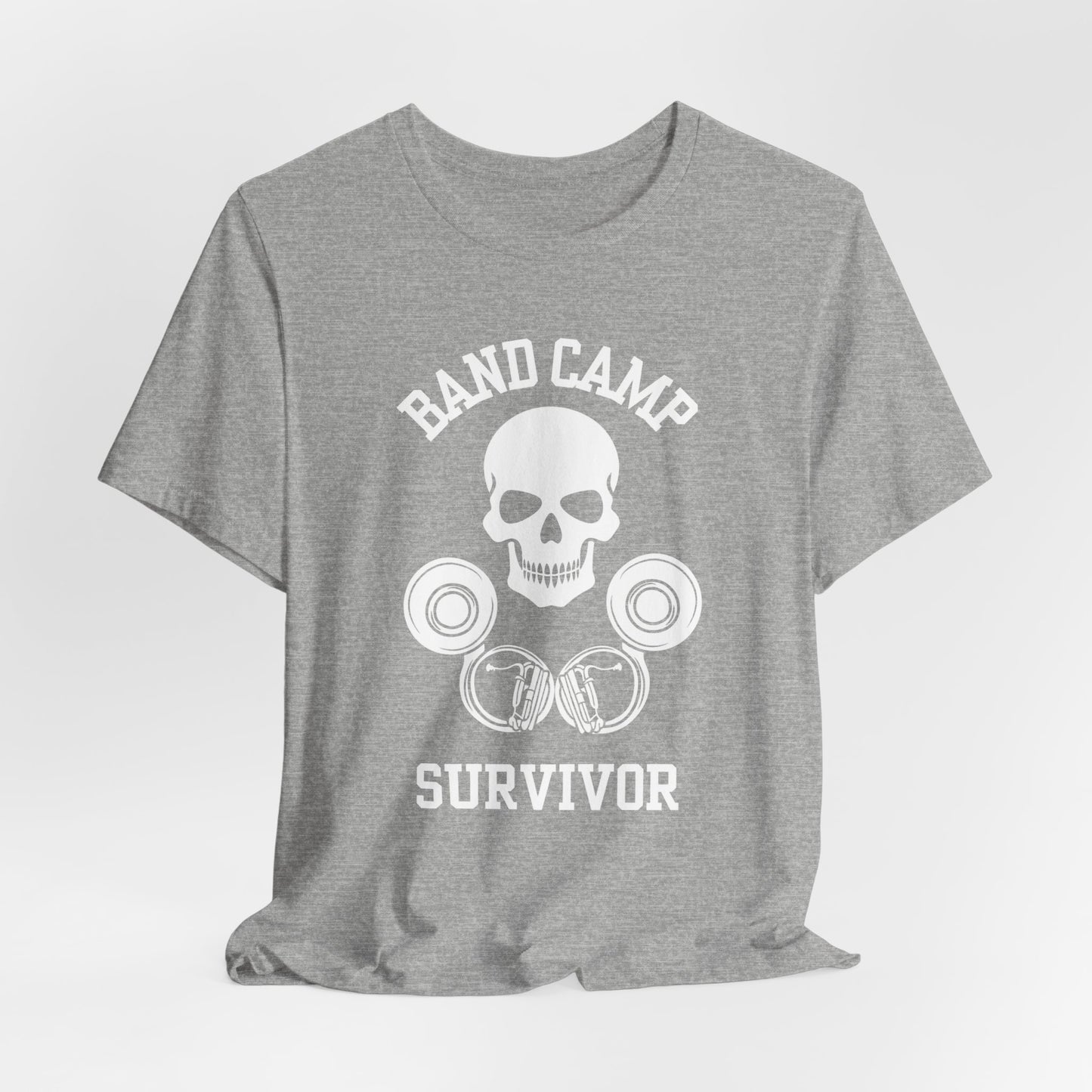 Band Camp Survivor Tee - Tuba - White Print