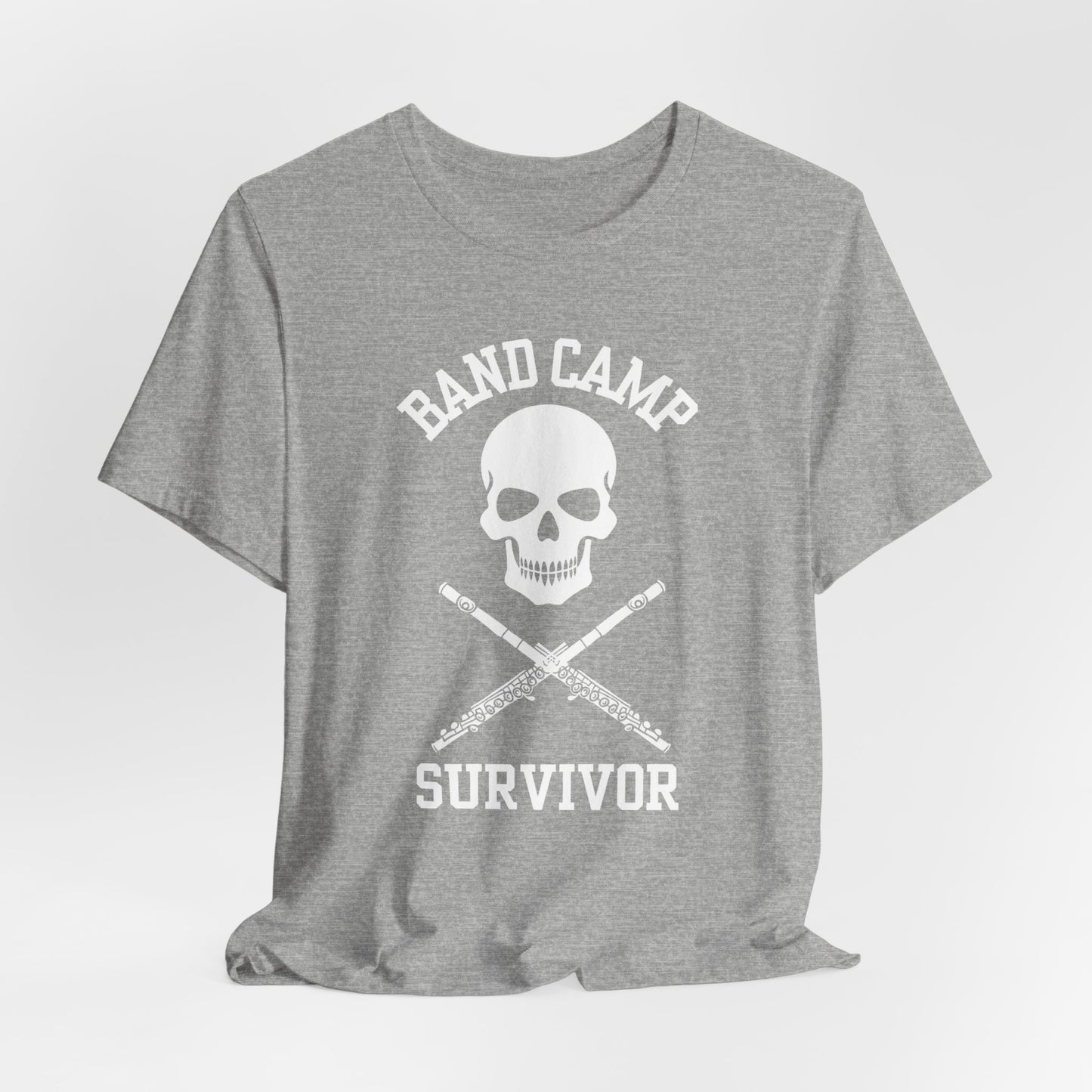 Band Camp Survivor Tee - Flute - White print