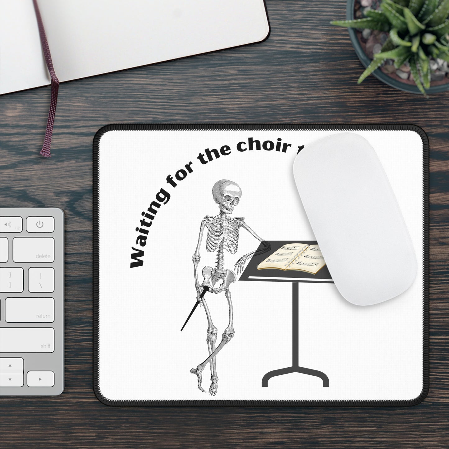 Waiting for the Choir Graphic Mouse Pad