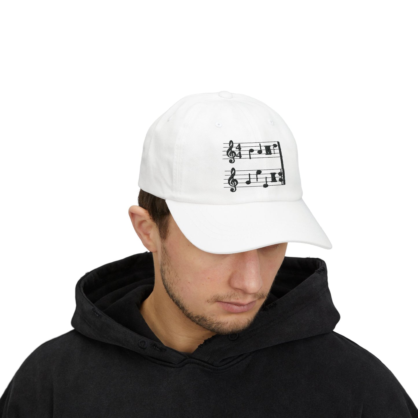 Embroidered Band Geek Classic Dad Cap, Music Note Baseball Hat, Musician Gift, Music Lover Apparel, Music Festival Accessories, Christmas