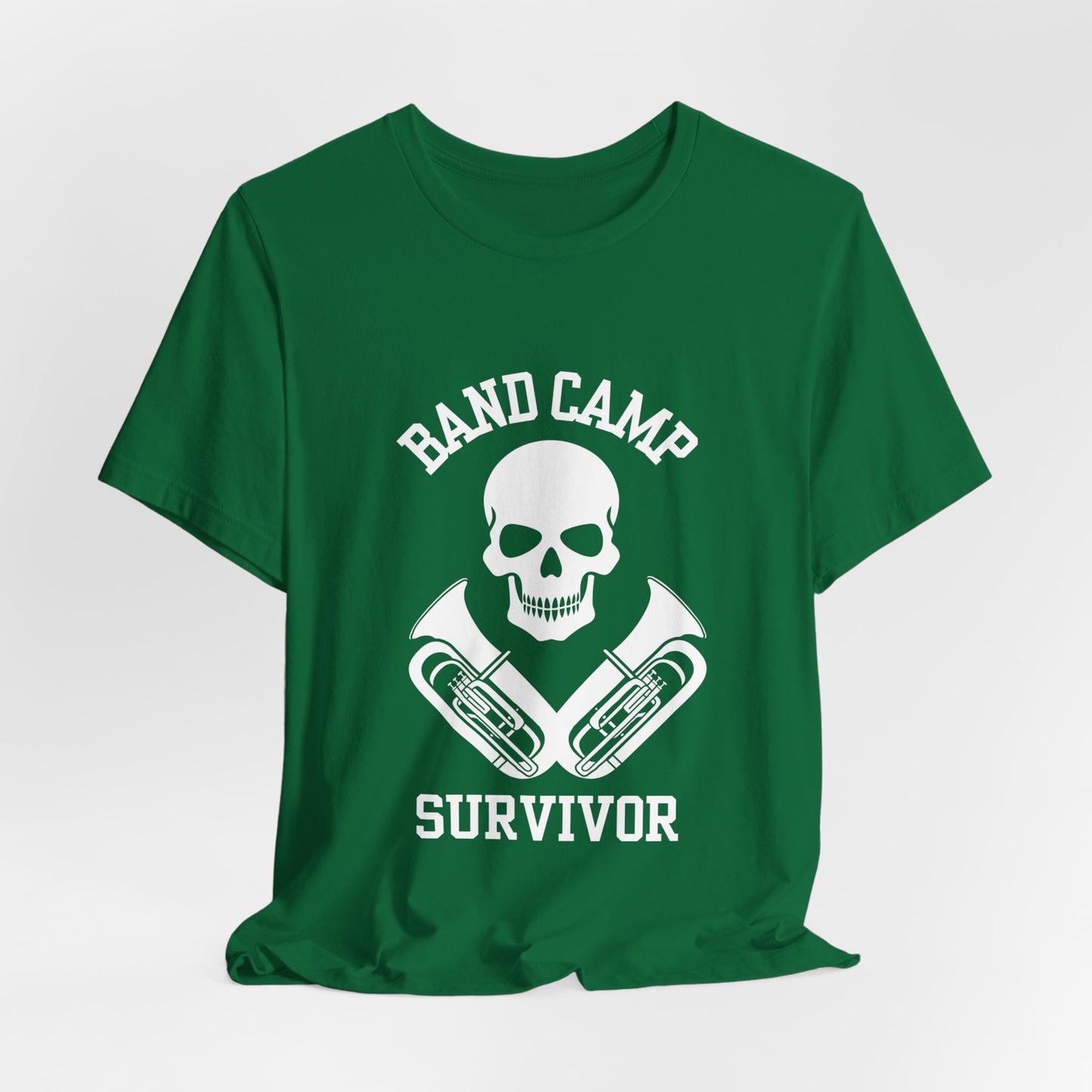 Band Camp Survivor tee - Baritone - white print
