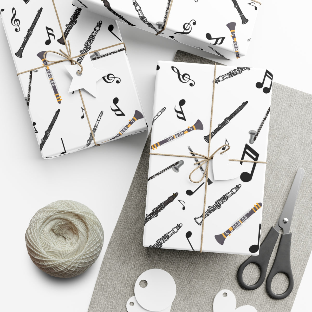 Clarinet Wrapping Paper | Music-Themed Gift Wrap for Band Students  Clarinet Players | Perfect for Birthdays  Holidays