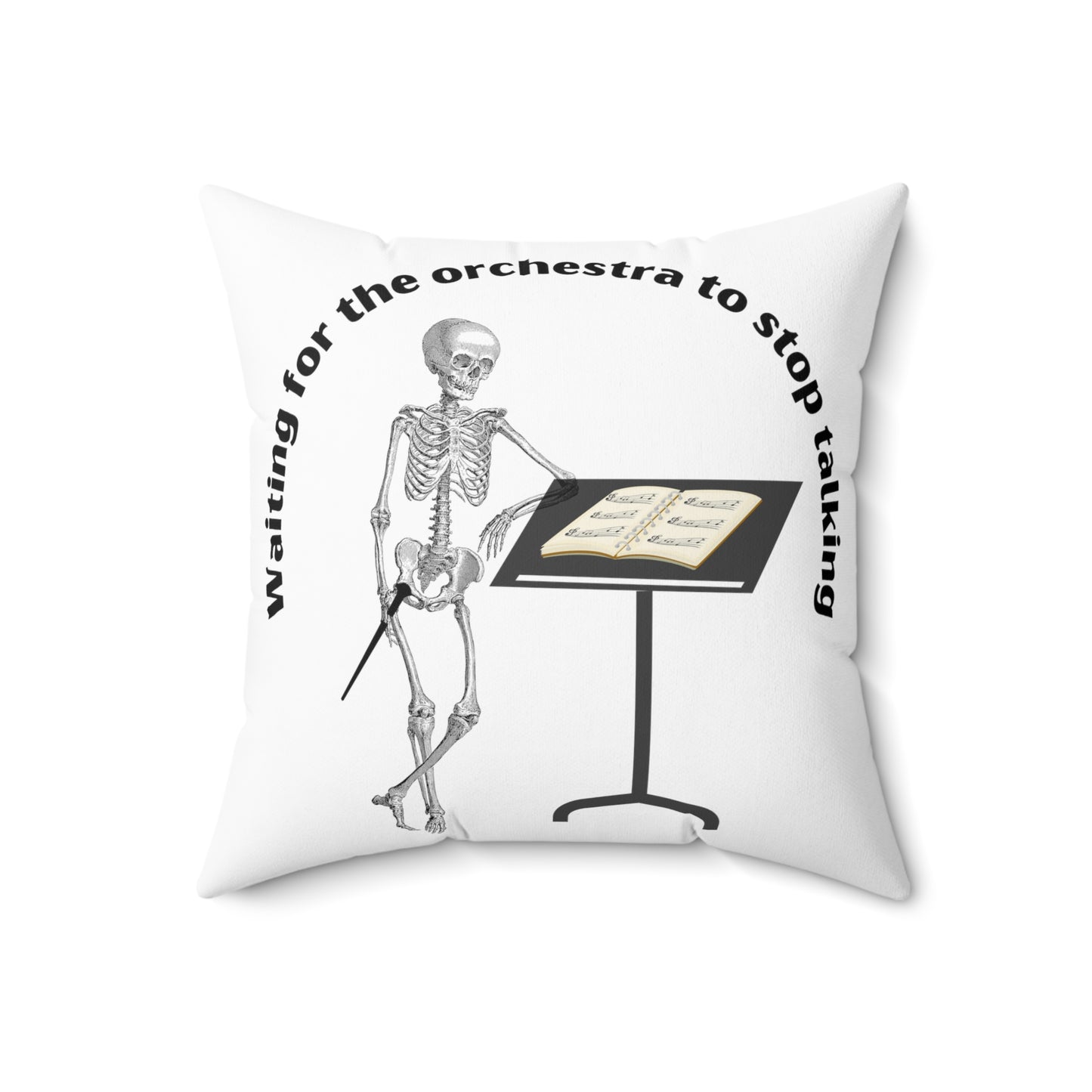 Waiting for the orchestra pillow