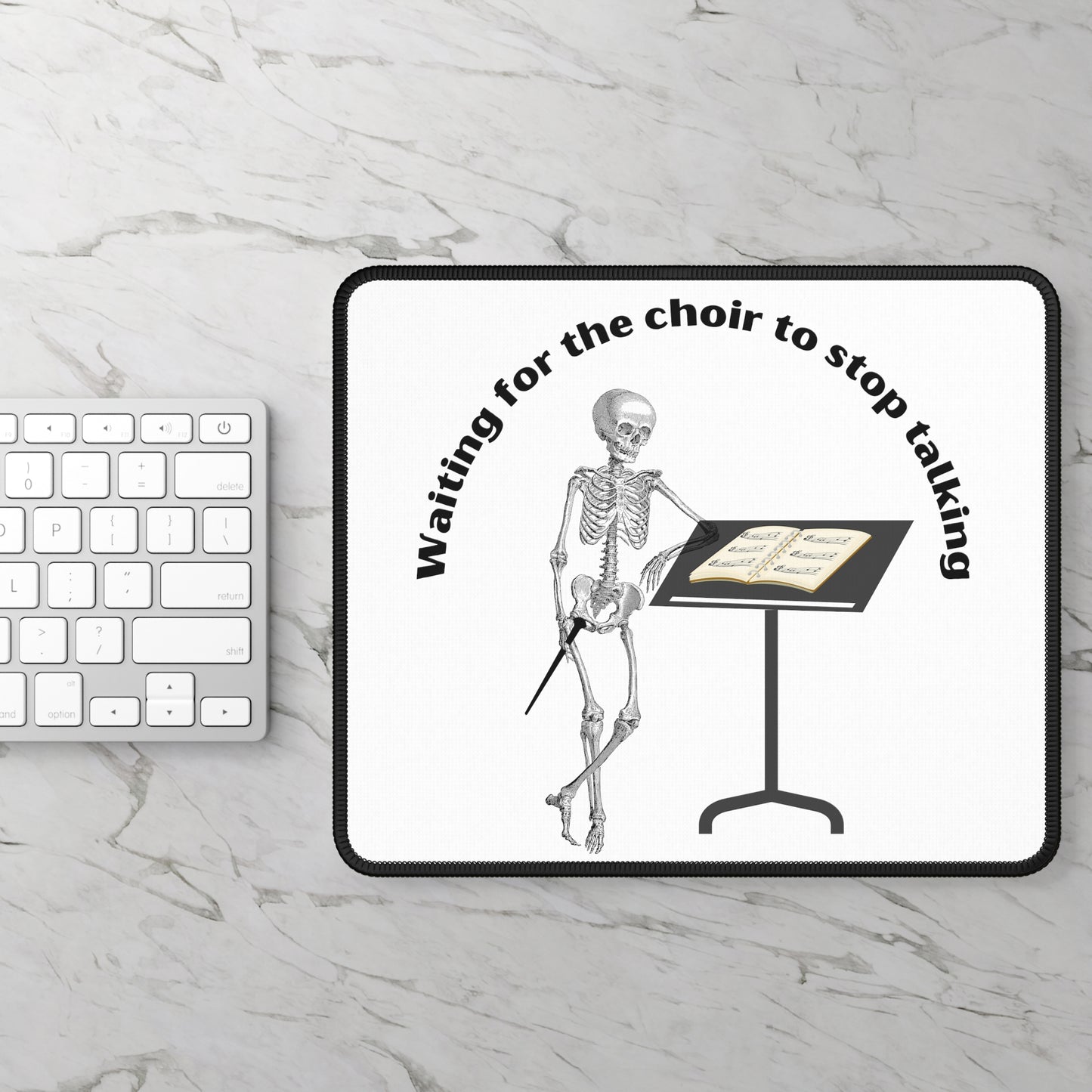 Waiting for the Choir Graphic Mouse Pad