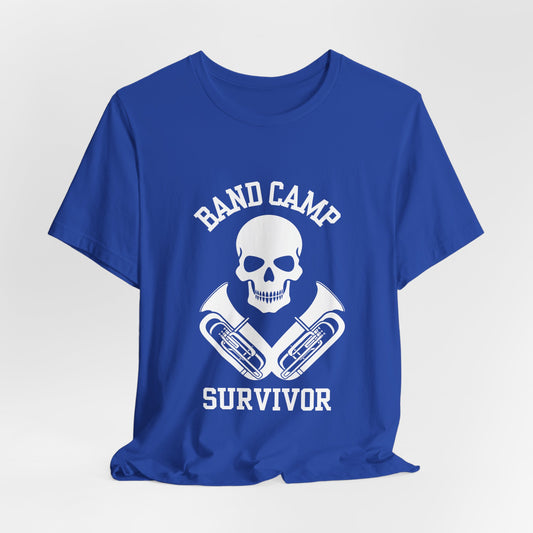Band Camp Survivor tee - Baritone - white print