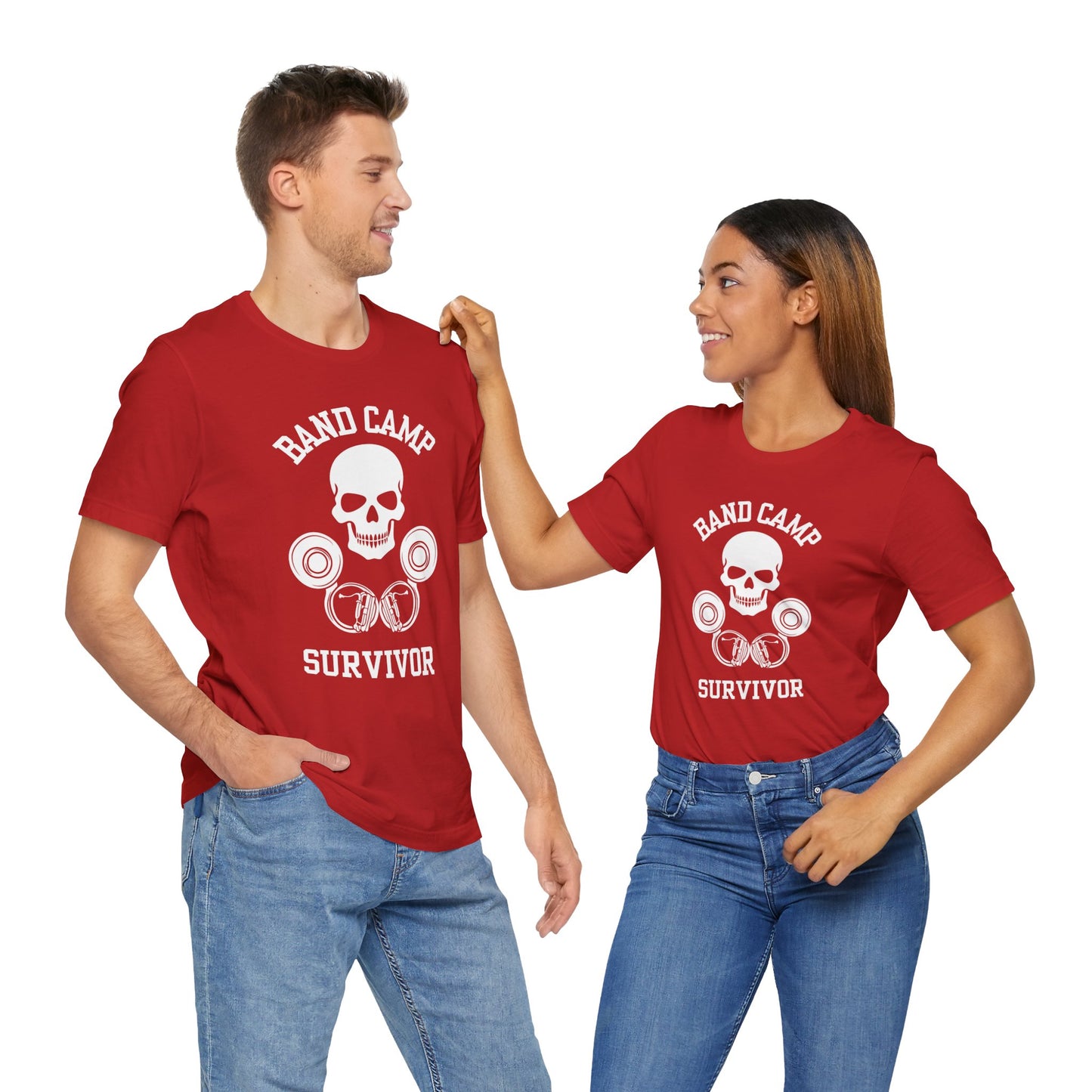 Band Camp Survivor Tee - Tuba - White Print