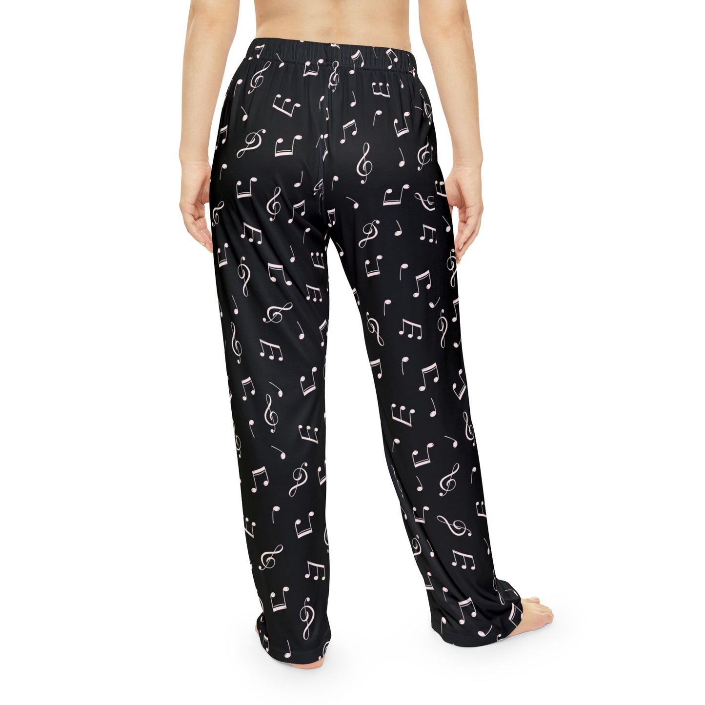 Personalized Music Notes Women's Pajama Pants