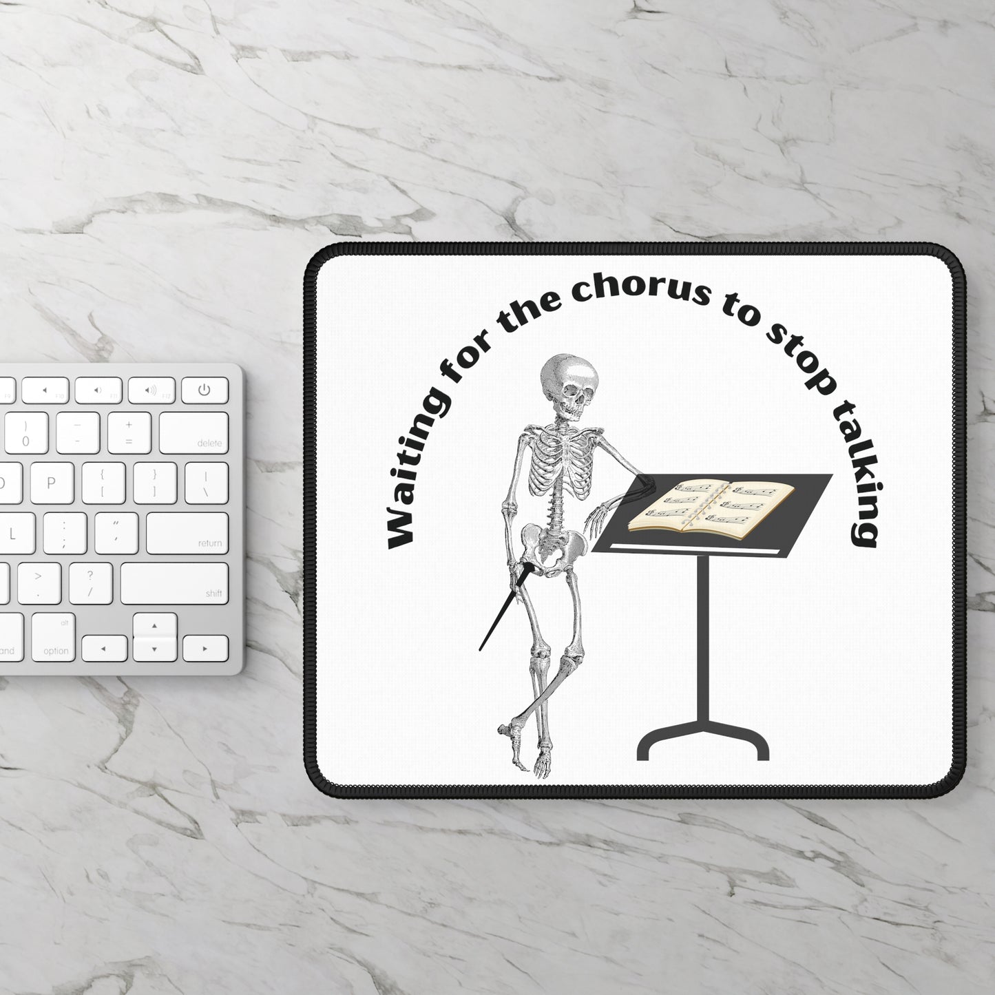 Waiting for the chorus to stop talking Mouse Pad