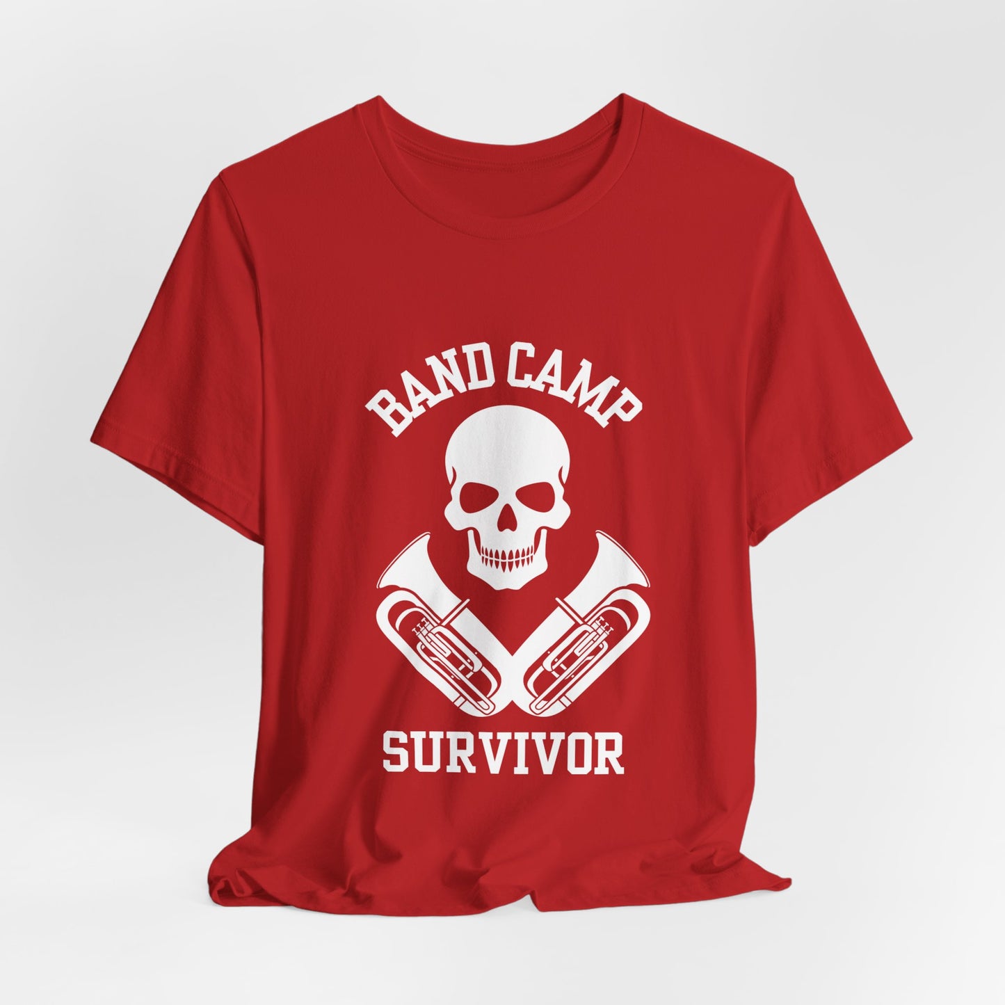 Band Camp Survivor tee - Baritone - white print