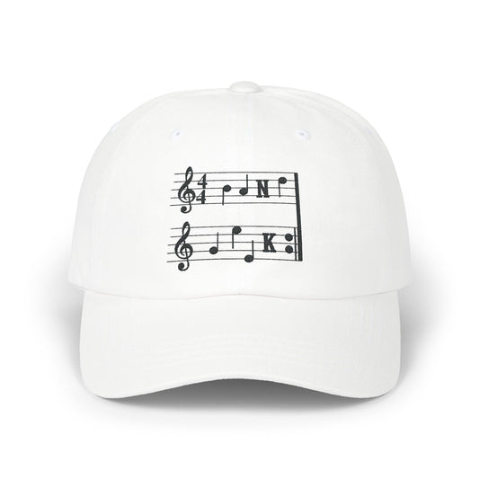 Embroidered Band Geek Classic Dad Cap, Music Note Baseball Hat, Musician Gift, Music Lover Apparel, Music Festival Accessories, Christmas