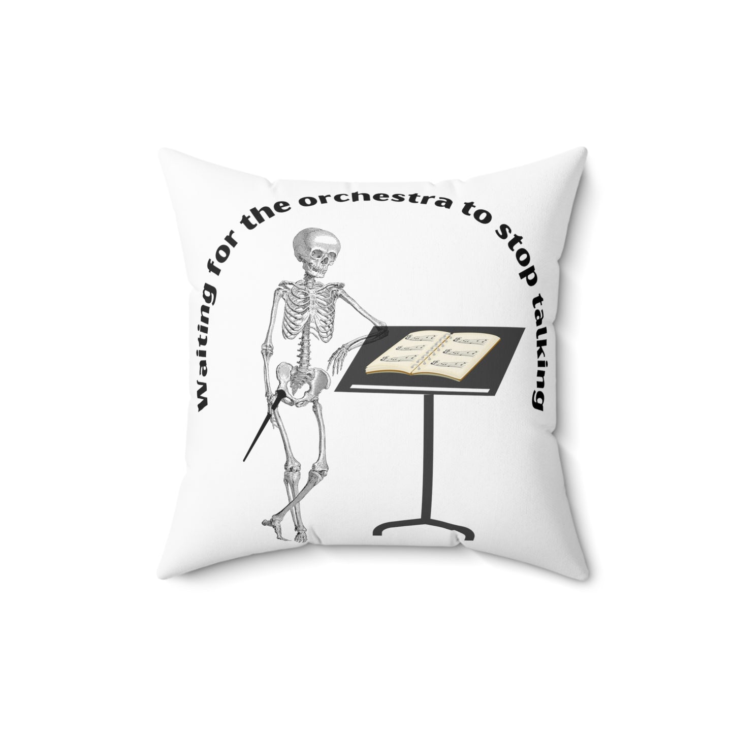 Waiting for the orchestra pillow