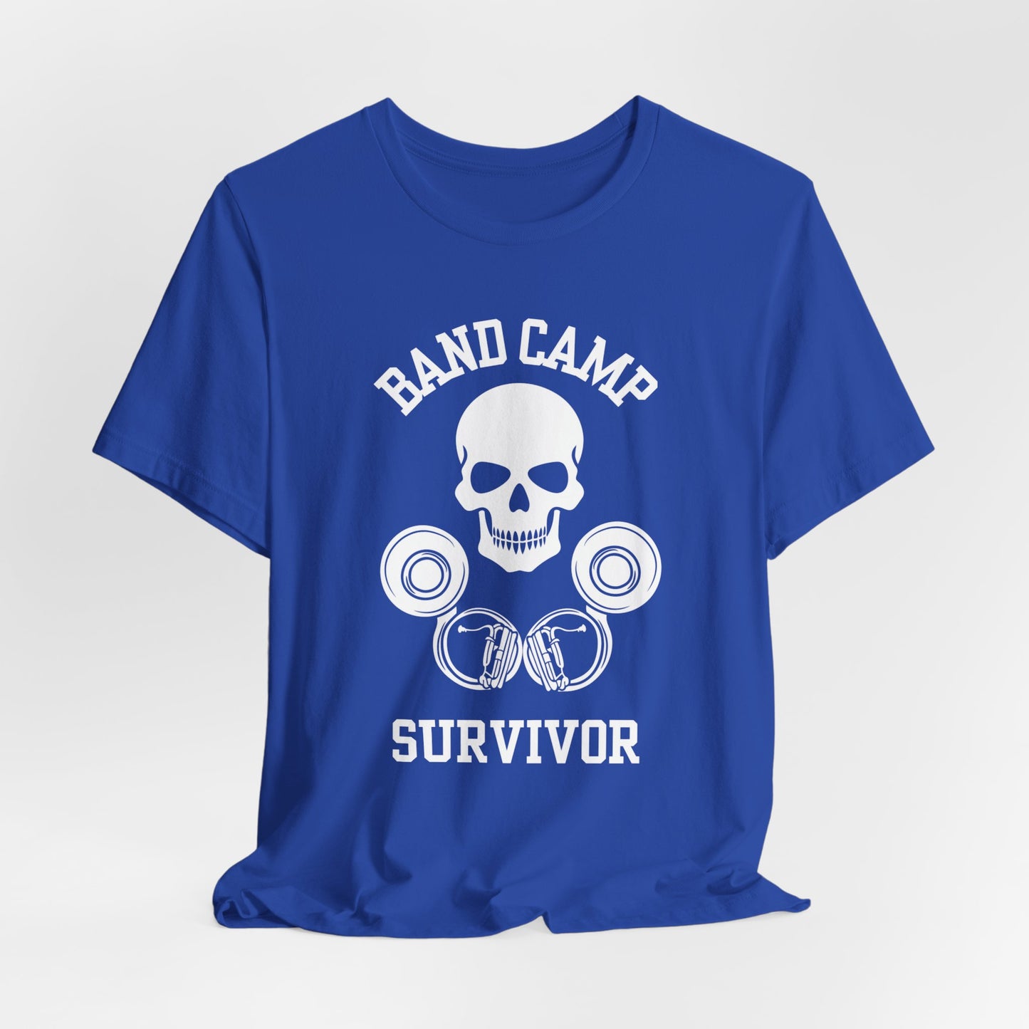 Band Camp Survivor Tee - Tuba - White Print